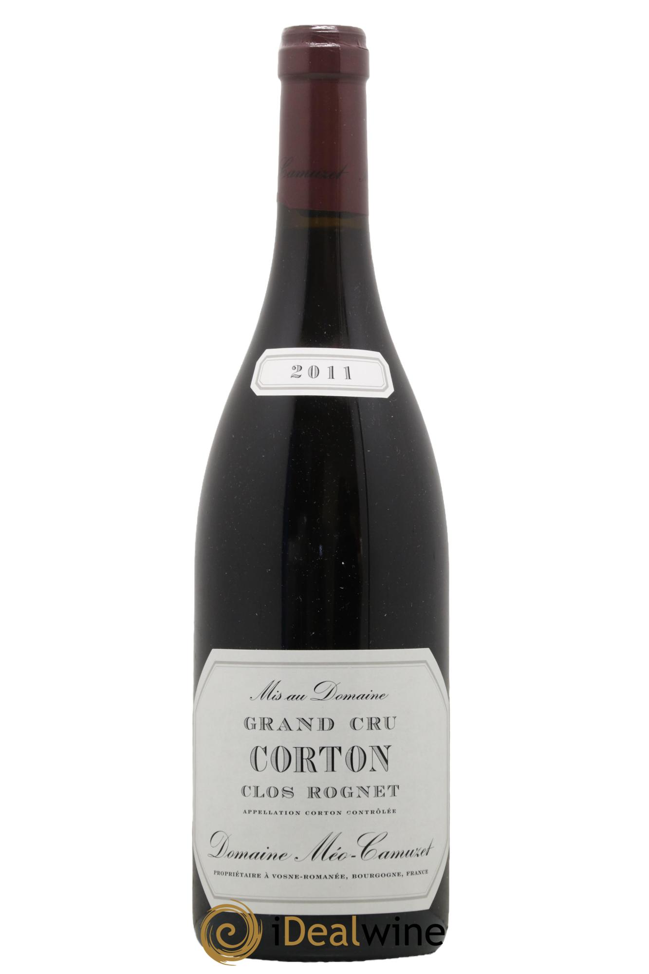 Corton Grand Cru Clos Rognet Méo-Camuzet (Domaine) 2011 - Lot de 1 bouteille - 0