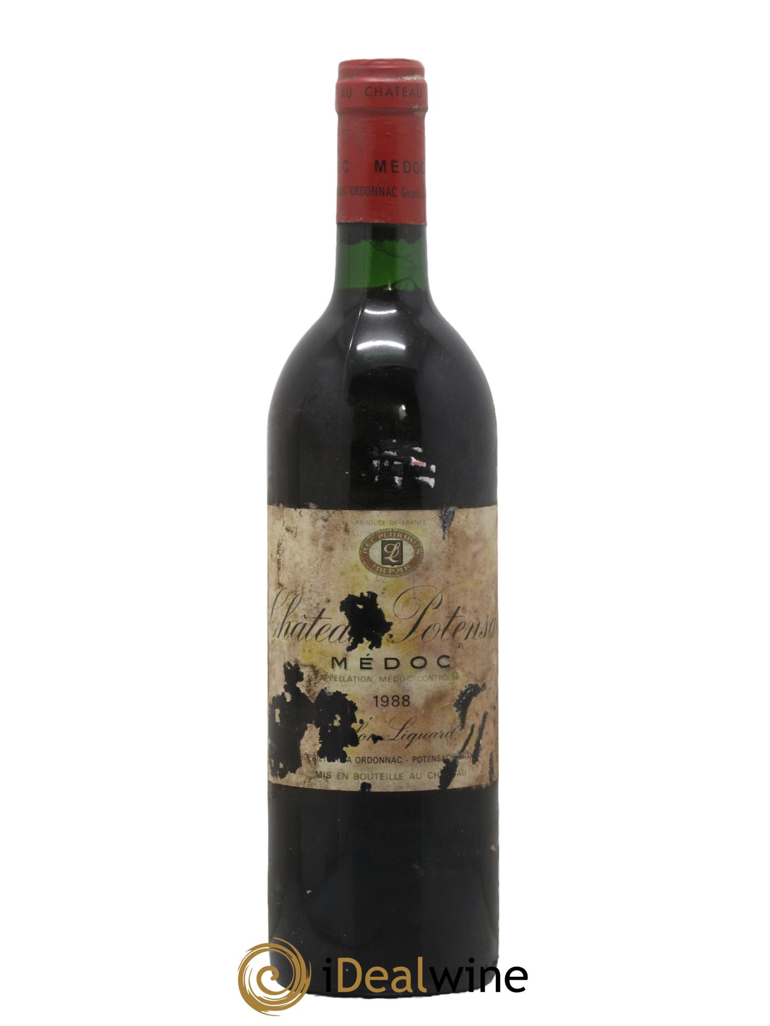 Château Potensac 1988 - Lotto di 1 bottiglia - 0