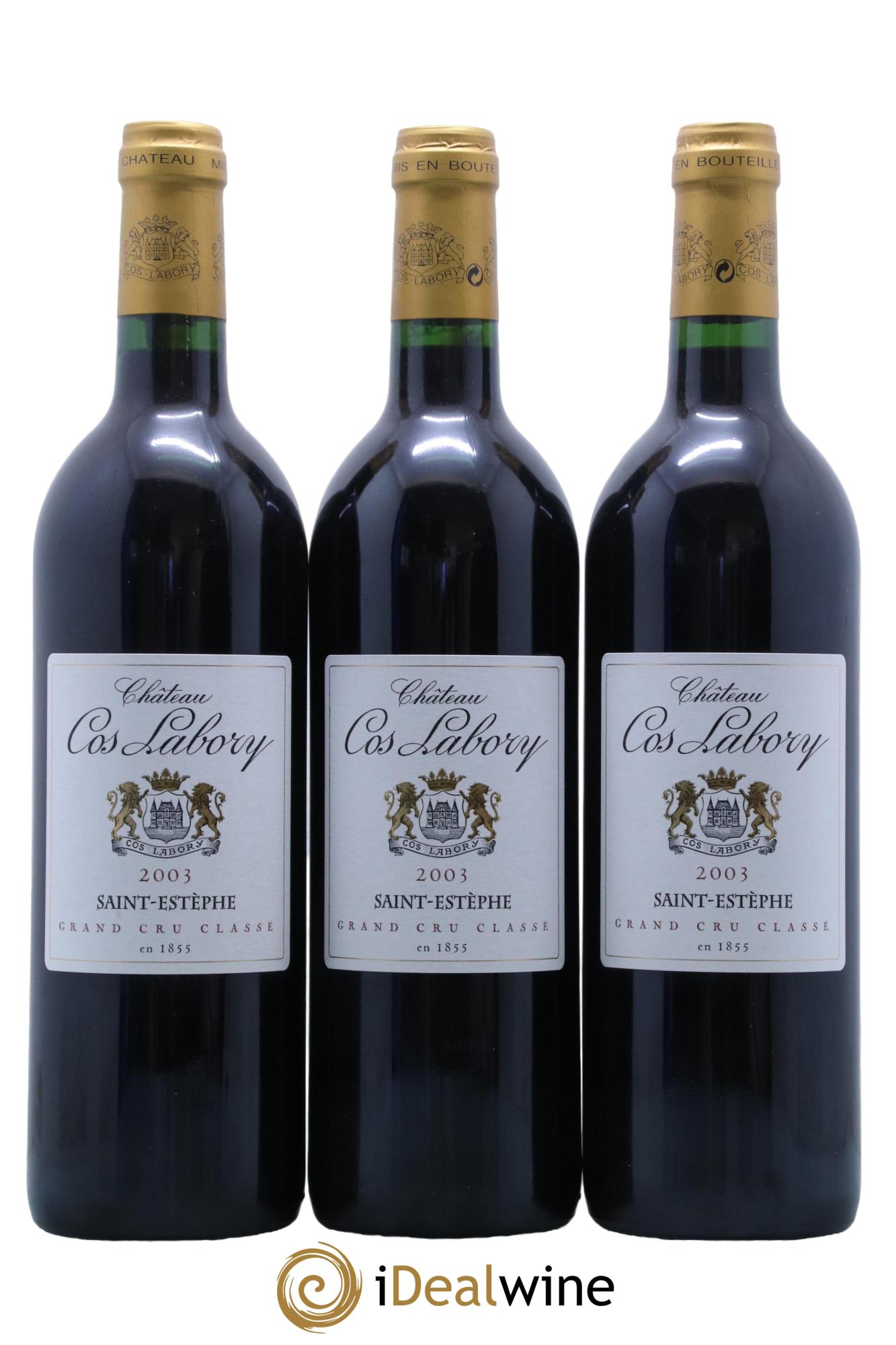 Château Cos Labory 5ème Grand Cru Classé  2003 - Lotto di 12 bottiglie - 3