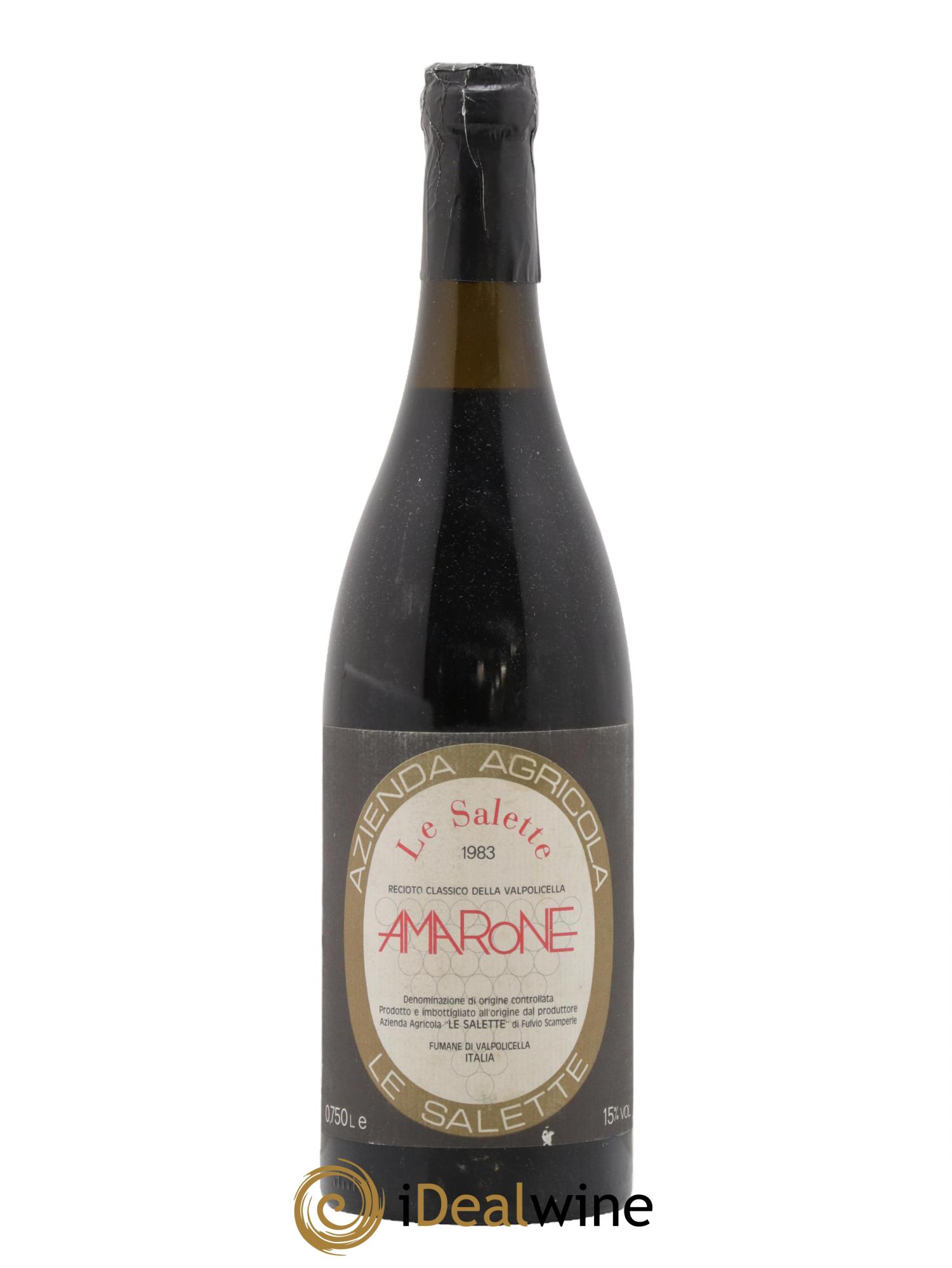 Amarone della Valpolicella DOC Le Salette 1983 - Lot de 1 bouteille - 0