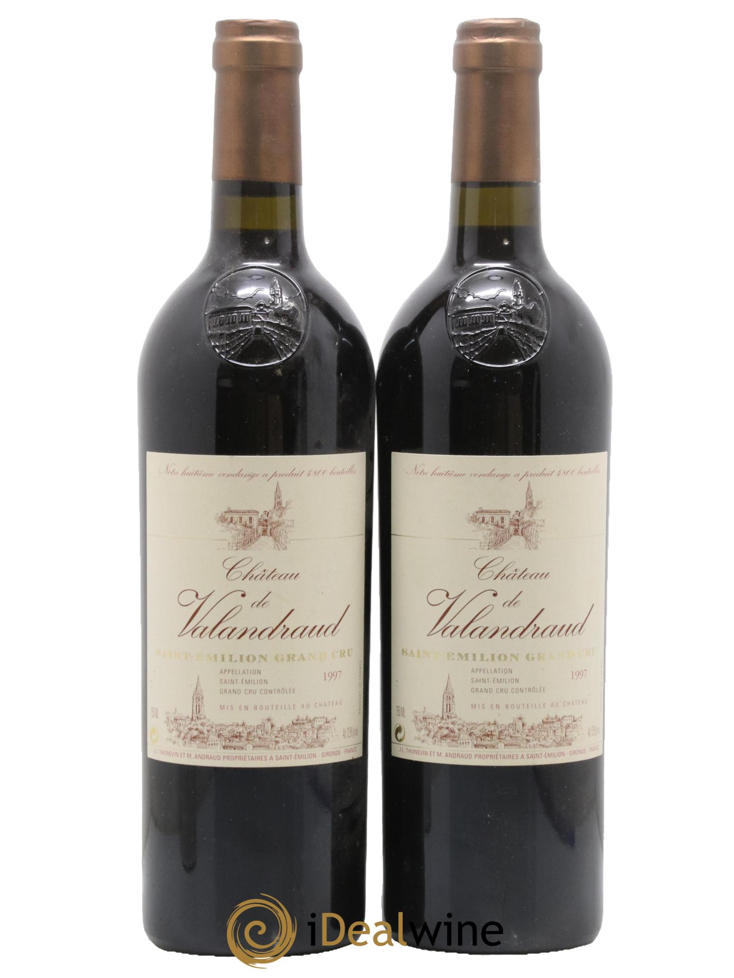 Château de Valandraud 1er Grand Cru Classé B depuis 2012 1997 - Lot de 2 bouteilles - 0