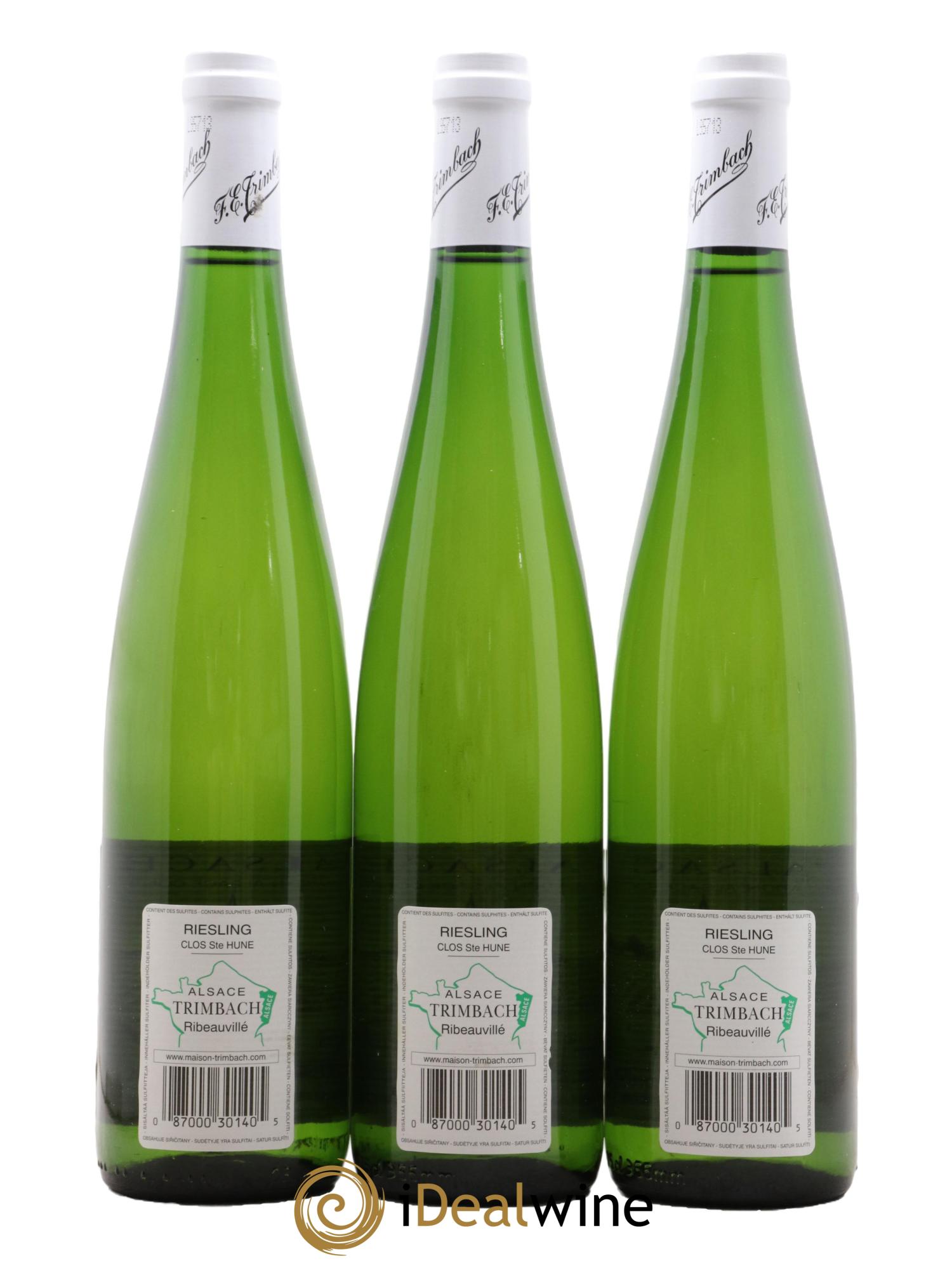 Alsace Riesling Clos Sainte-Hune Trimbach (Domaine)  2007 - Lotto di 3 bottiglie - 1