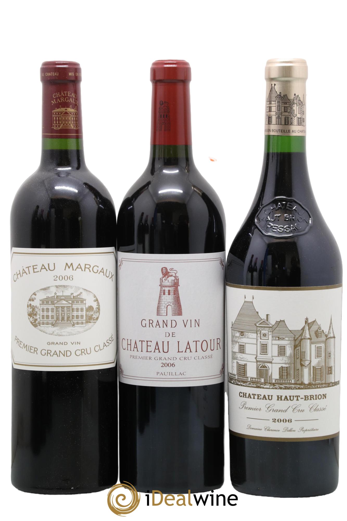 Caisse Collection Duclot 2006 Margaux, Yquem, Lafitte Rothschild, La Mission Haut-Brion, Pétrus, Latour, Haut-Brion, Cheval Blanc, Mouton Rothschild 2006 - Posten von 9 Flaschen - 3