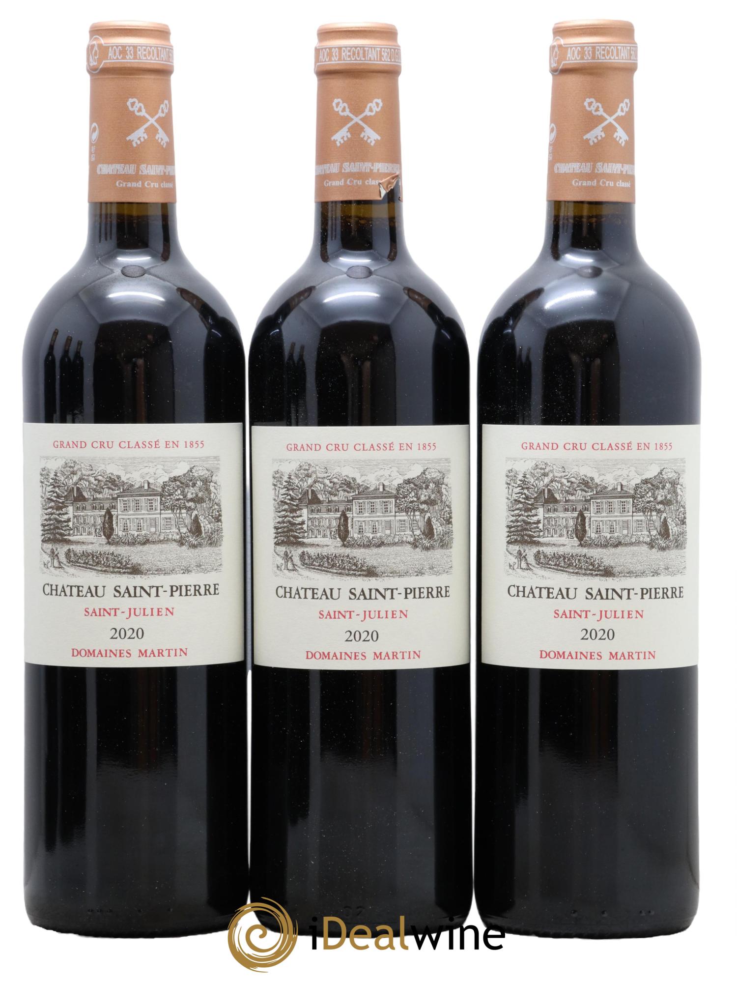 Château Saint-Pierre 4ème Grand Cru Classé 2020 - Posten von 6 Flaschen - 2