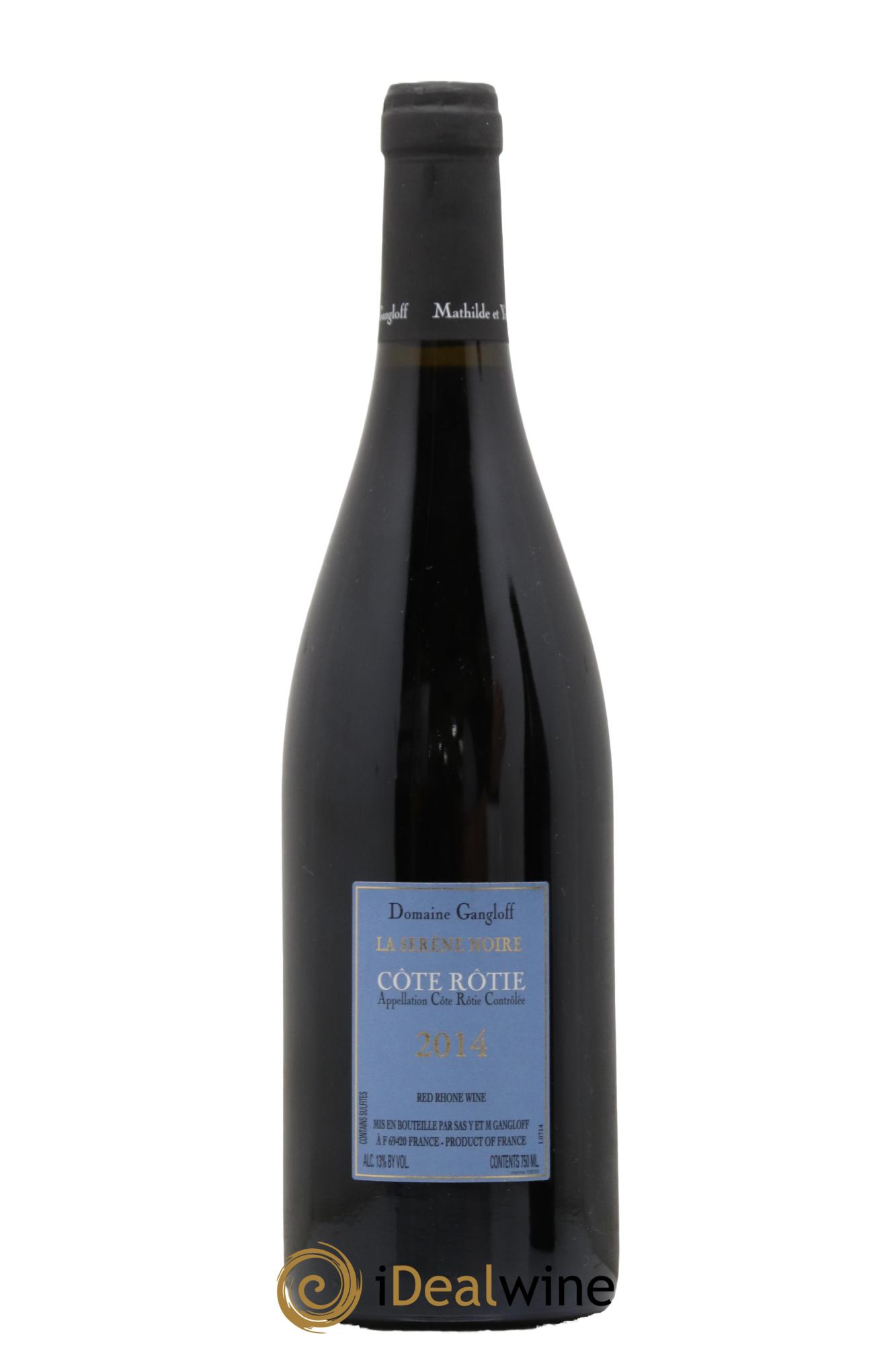 Côte-Rôtie La Sereine Noire Gangloff (Domaine) 2014 - Lotto di 1 bottiglia - 1