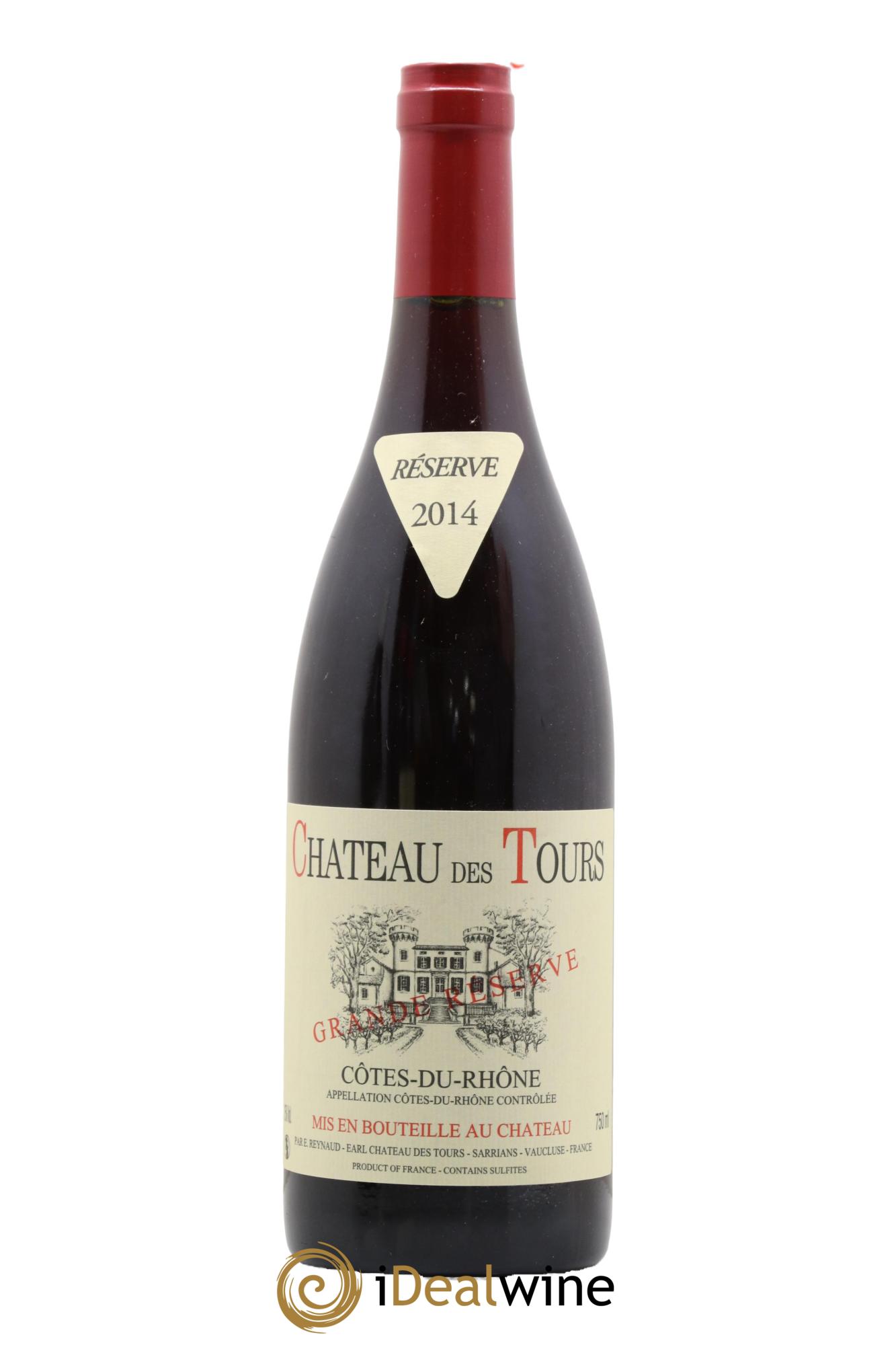 Côtes du Rhône Château des Tours Grande Réserve Emmanuel Reynaud 2014 - Lotto di 1 bottiglia - 0