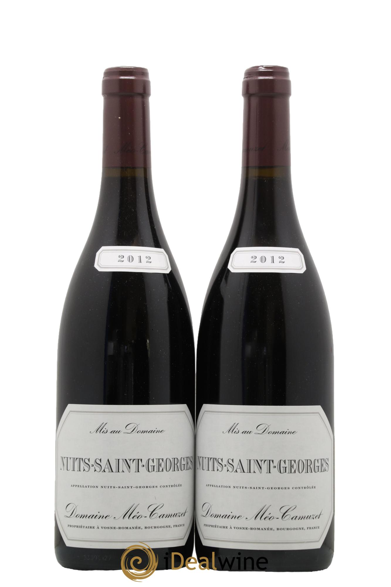 Nuits Saint-Georges Méo-Camuzet (Domaine) 2012 - Lot de 2 bouteilles - 0