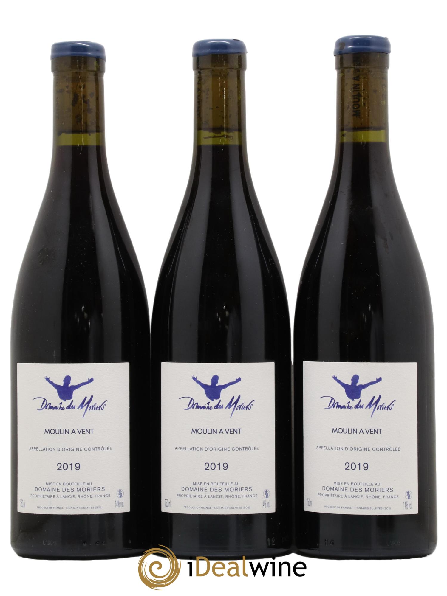 Moulin à Vent Domaine des Moriers 2019 - Lot de 3 bouteilles - 1