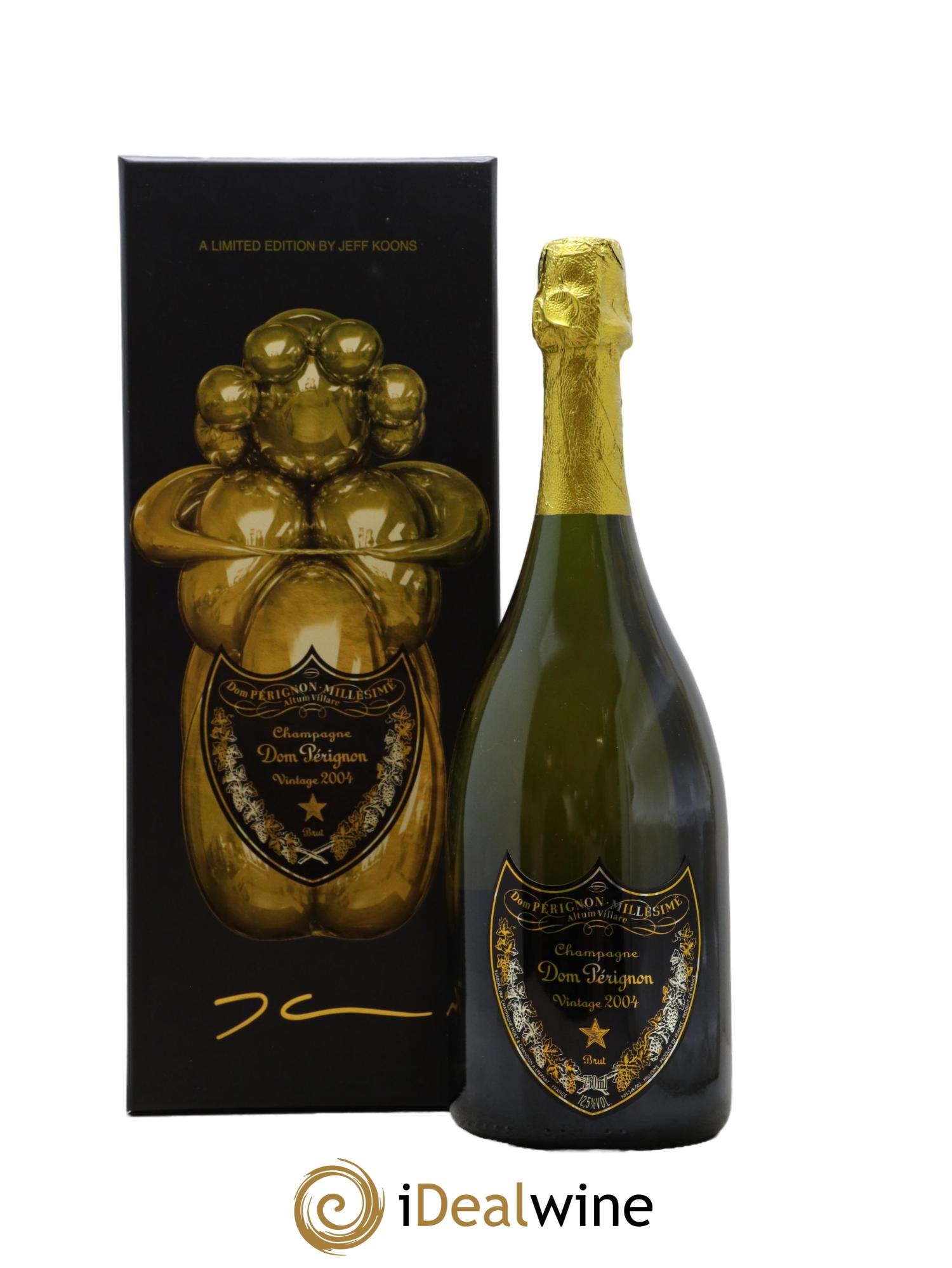 Champagne Jeff Koons Dom Perignon 2004 - Lot of 1 bottle - 0