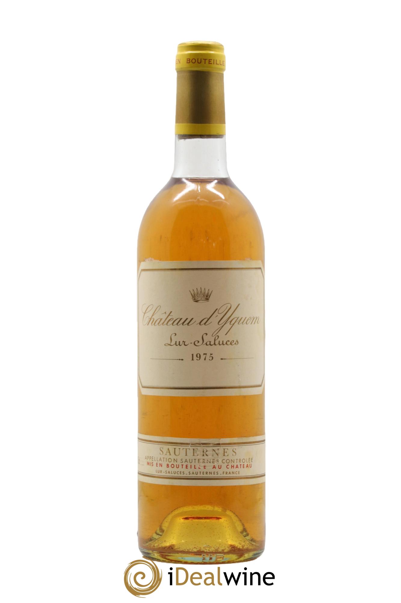 Château d' Yquem 1er Cru Classé Supérieur 1975 - Posten von 1 Flasche - 0