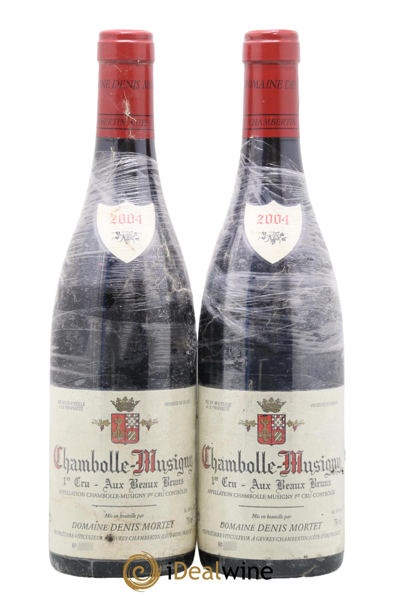 Chambolle-Musigny 1er Cru Aux Beaux Bruns Denis Mortet (Domaine) 2004 - Lot de 2 bouteilles - 0