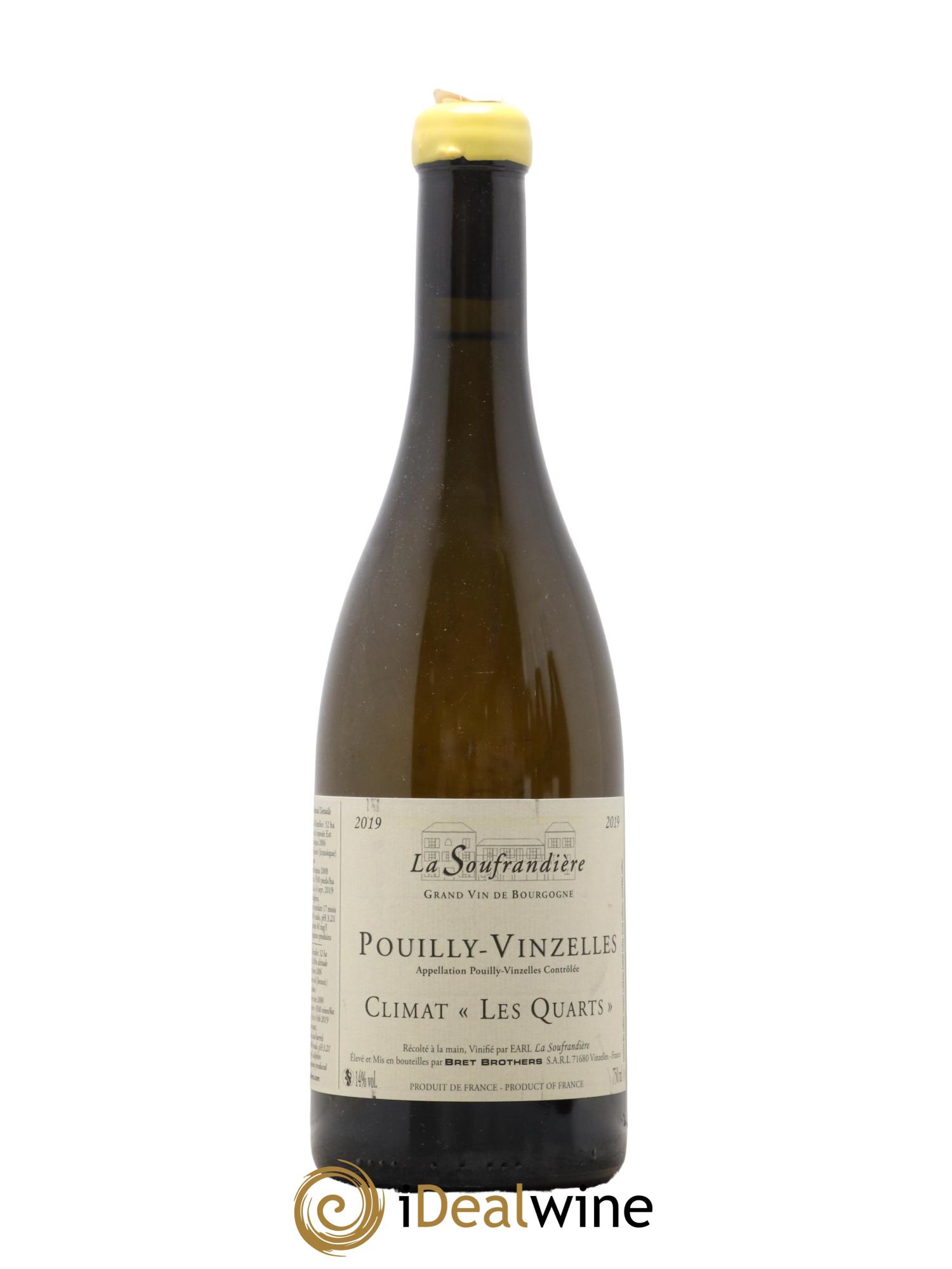 Pouilly-Vinzelles Les Quarts La Soufrandière - Bret Brothers 2019 - Lot de 1 bouteille - 0