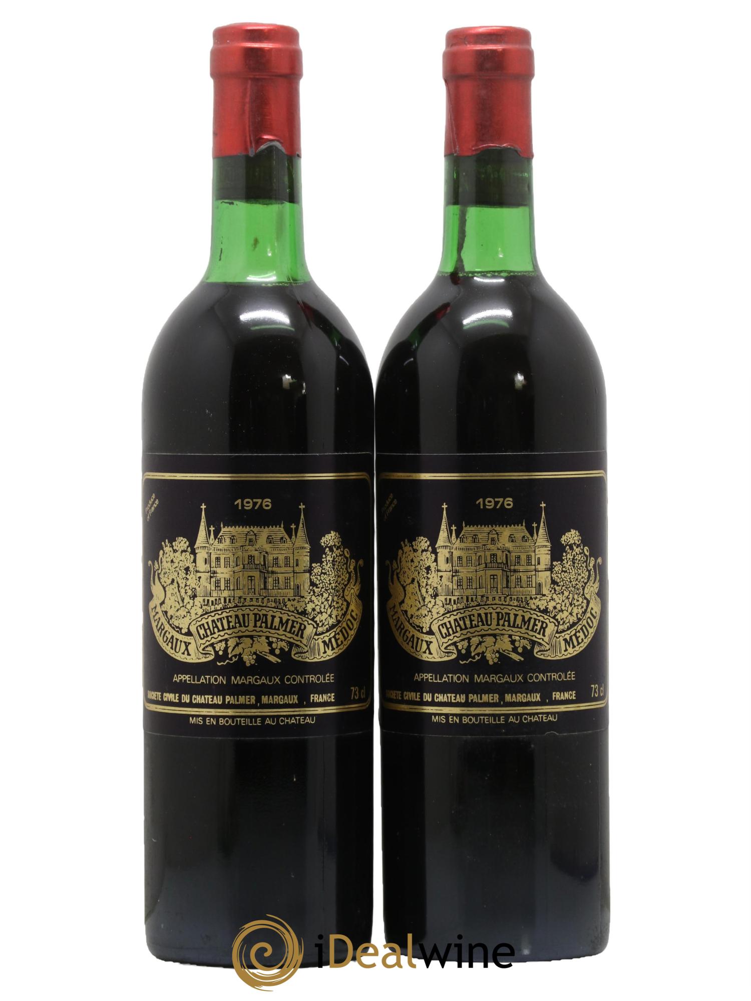 Château Palmer 3ème Grand Cru Classé 1976 - Lot de 2 bouteilles - 0