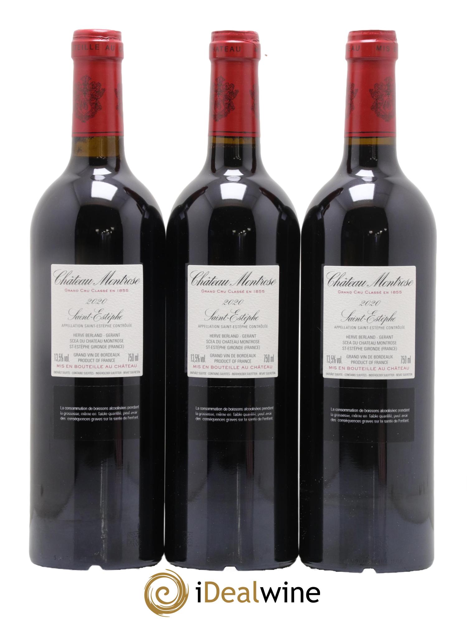 Château Montrose 2ème Grand Cru Classé 2020 - Lotto di 6 bottiglie - 2