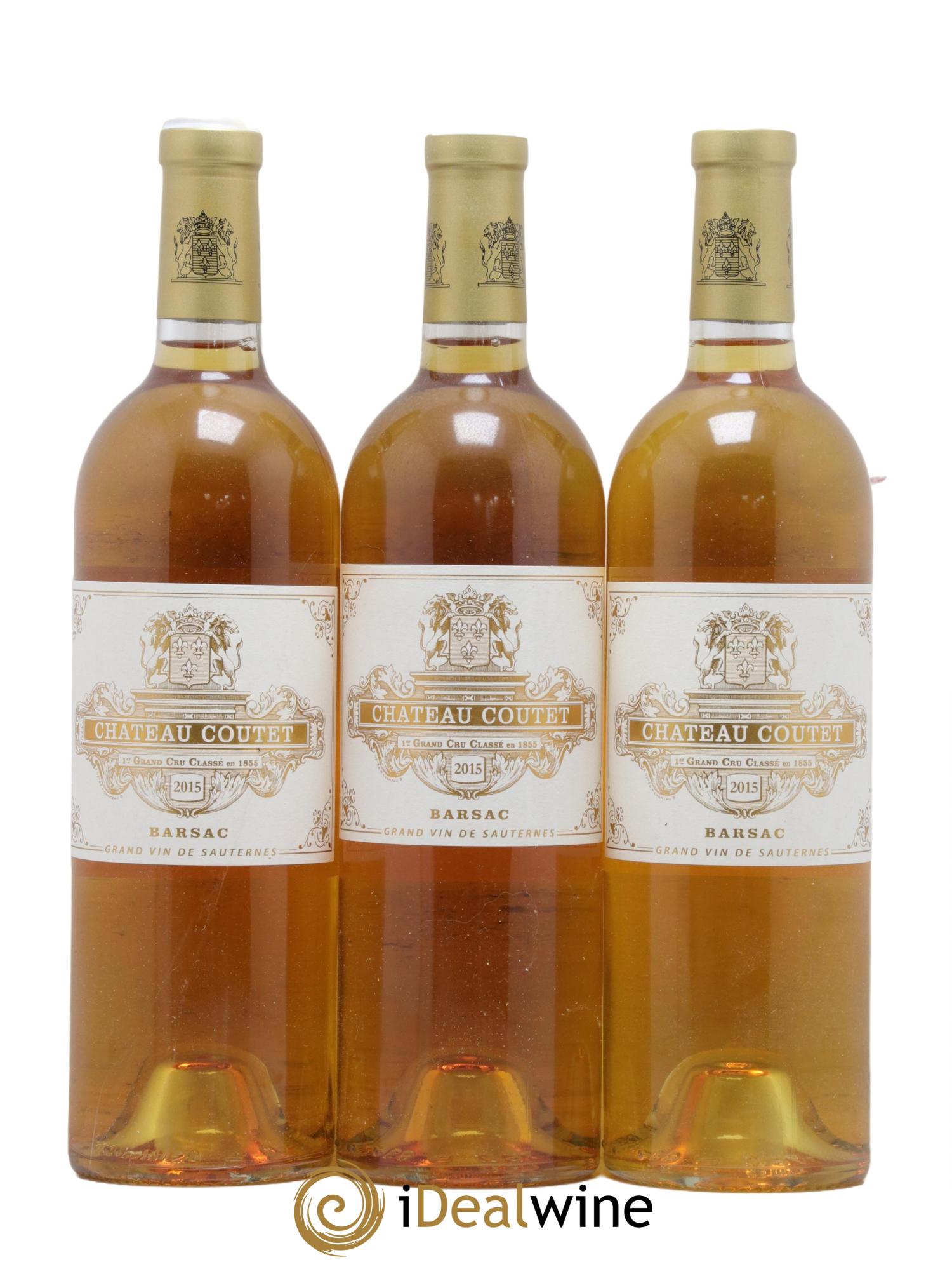 Château Coutet 1er Grand Cru Classé  2015 - Lot of 6 bottles - 1