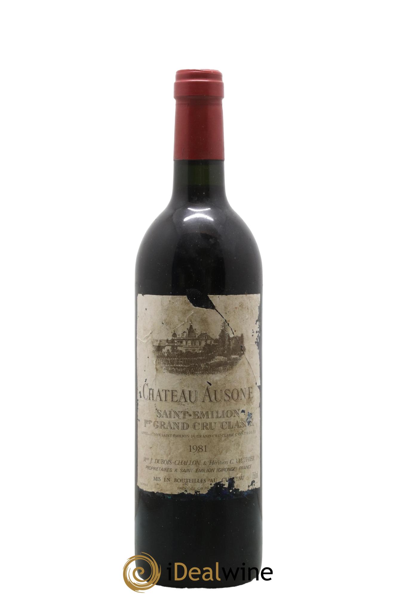 Château Ausone 1er Grand Cru Classé A 1981 - Lot de 1 bouteille - 0