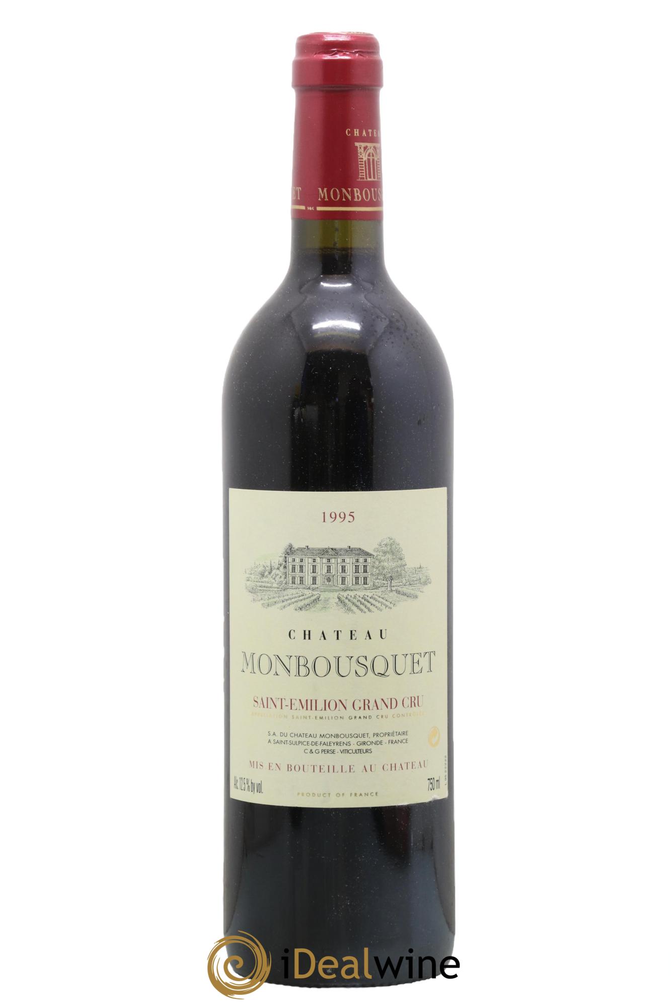 Château Monbousquet Grand Cru Classé  1995 - Lotto di 1 bottiglia - 0