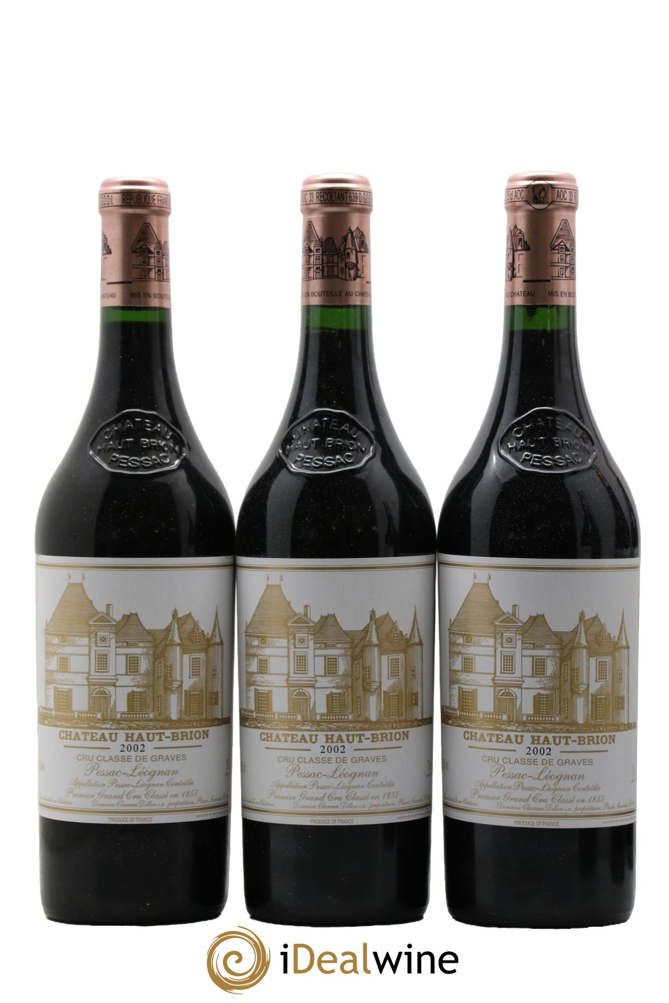 Château Haut Brion 1er Grand Cru Classé 2002 - Posten von 6 Flaschen - 2