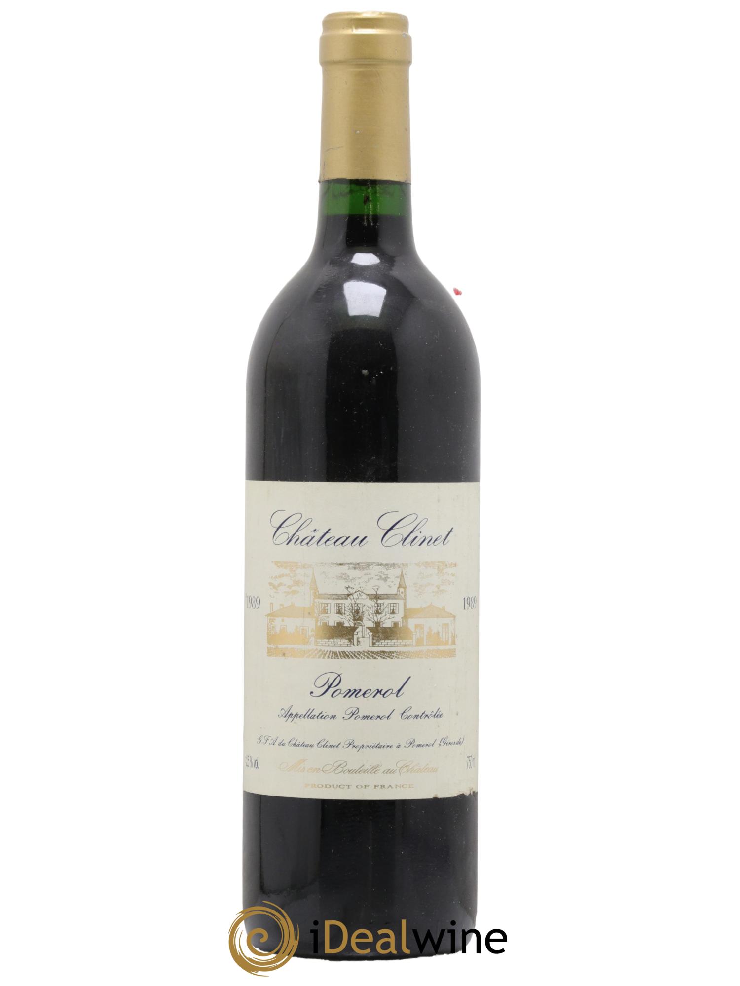 Château Clinet  1989 - Lot of 1 bottle - 0