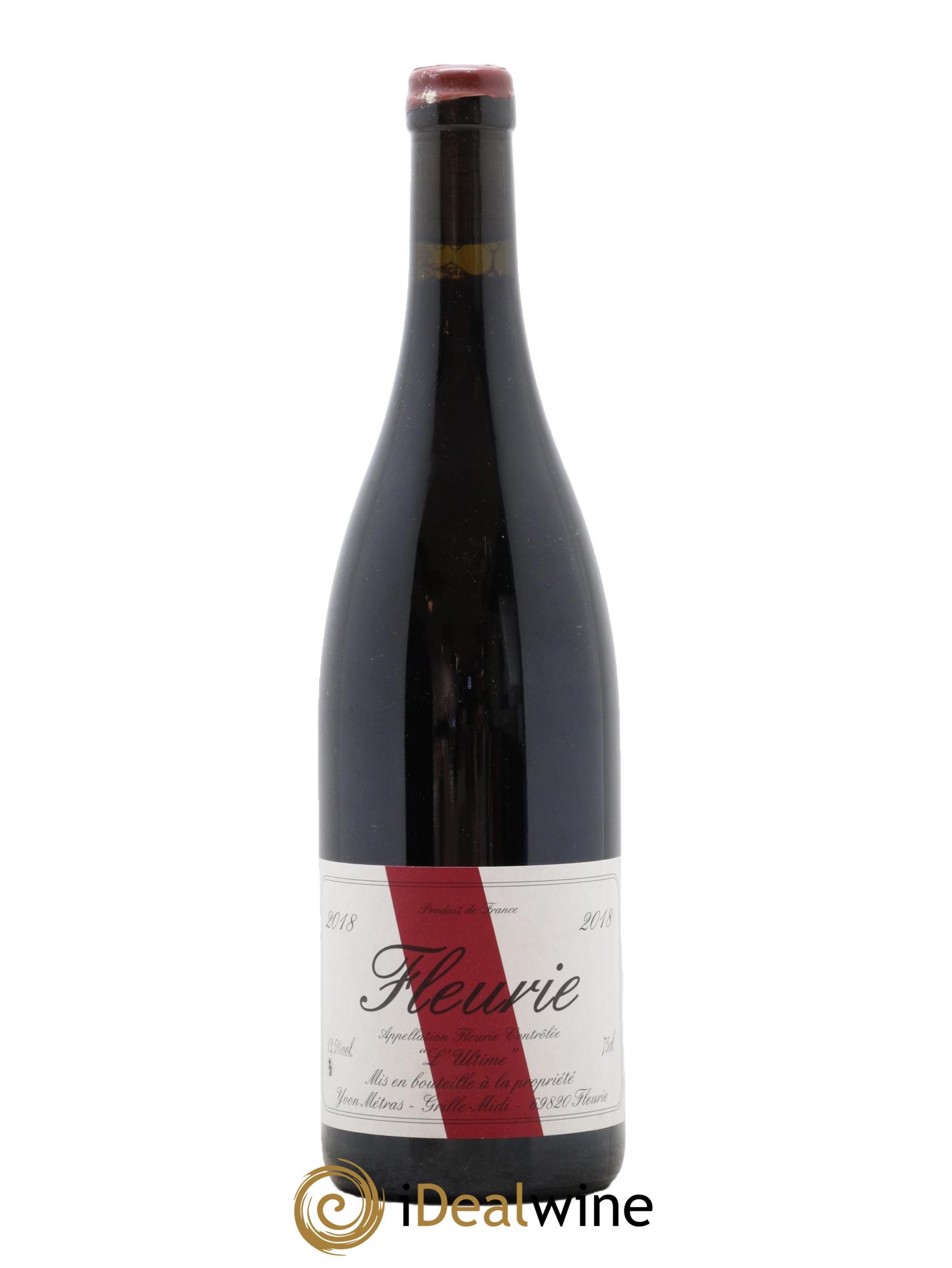 Fleurie l'Ultime Yvon Métras 2018 - Lot de 1 bouteille - 0