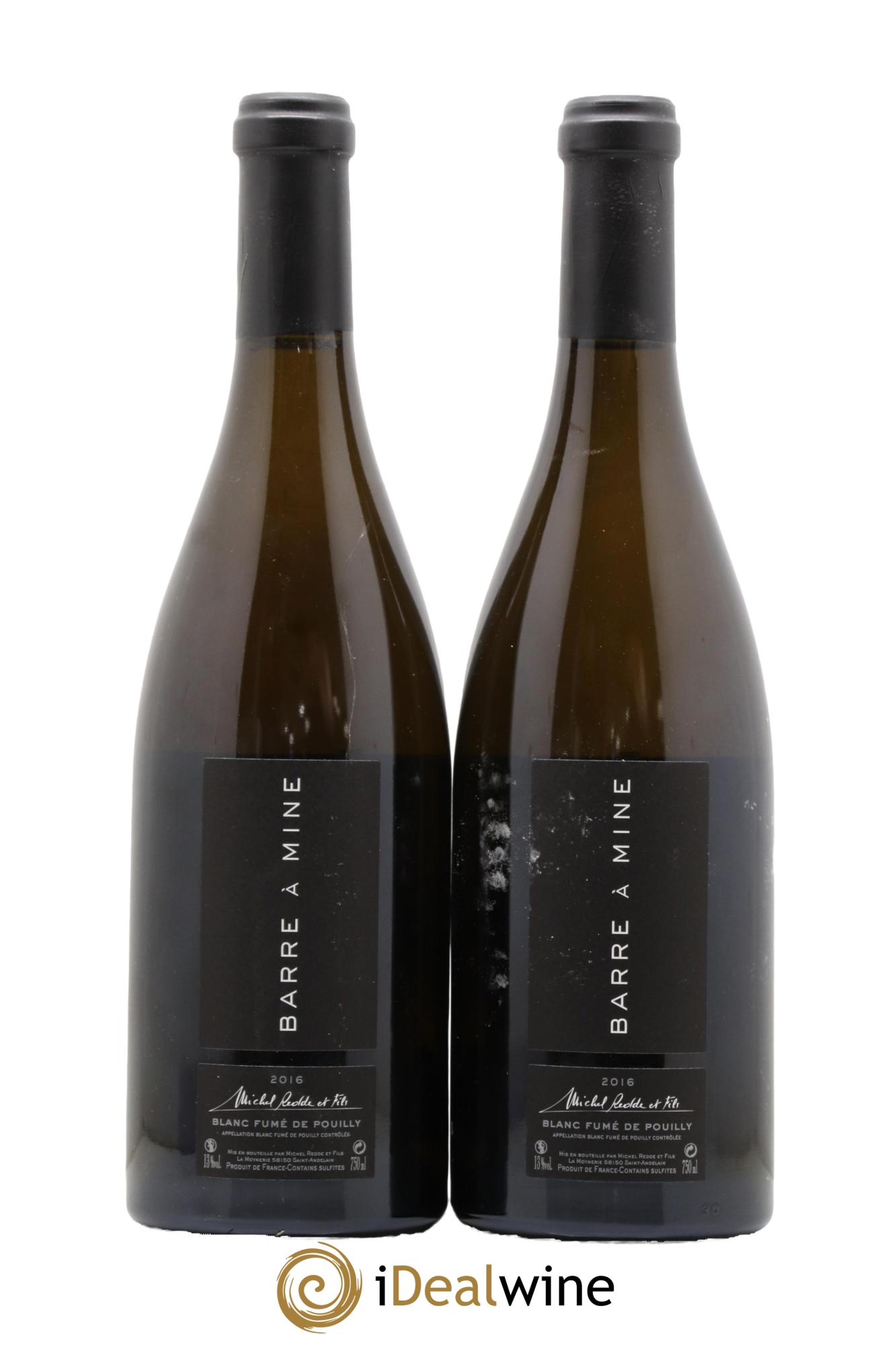 Pouilly-Fumé Barre à Mine Michel Redde & Fils 2016 - Lot de 2 bouteilles - 1