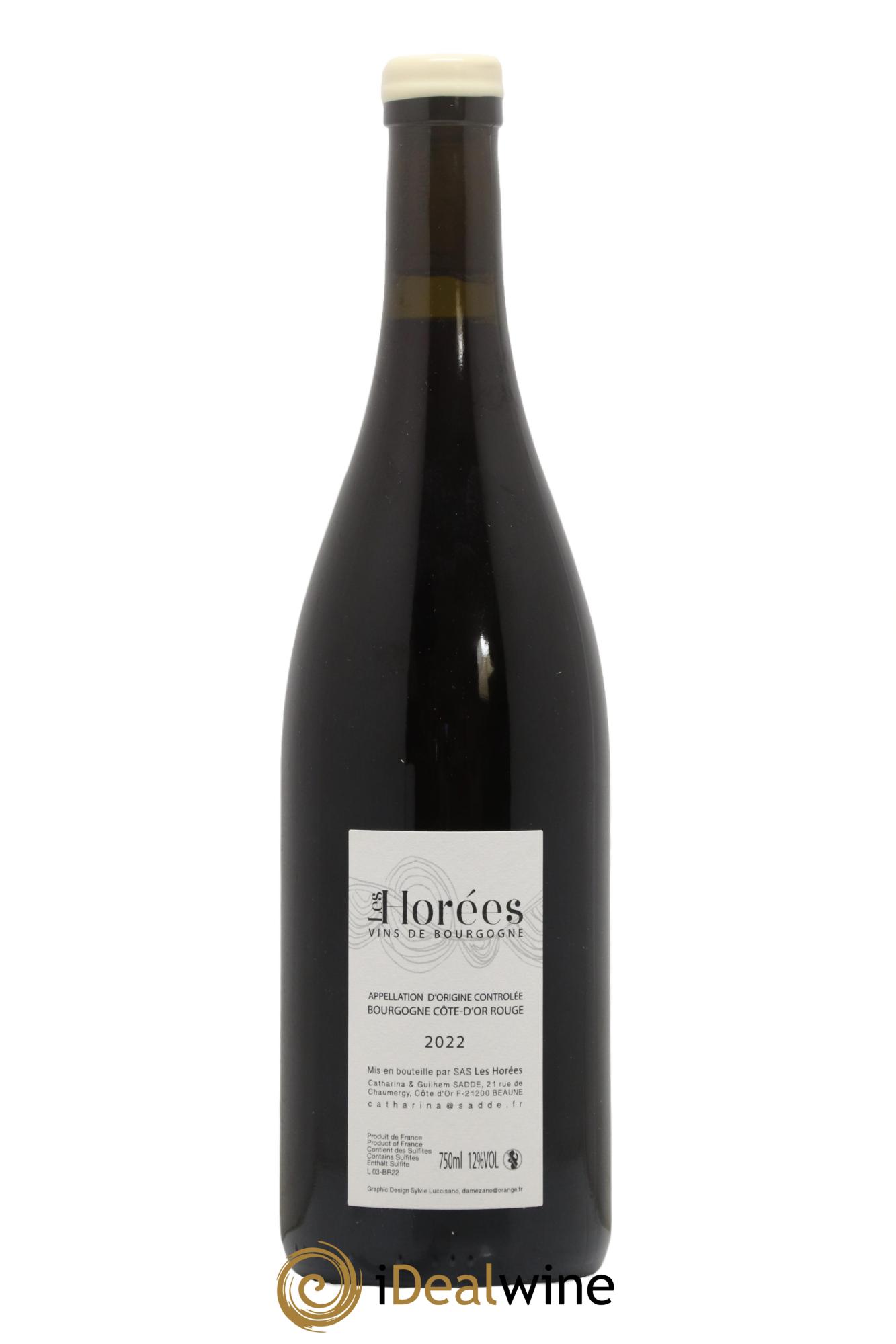 Bourgogne Le Vieux Sage Les Horées 2022 - Lot de 1 bouteille - 1