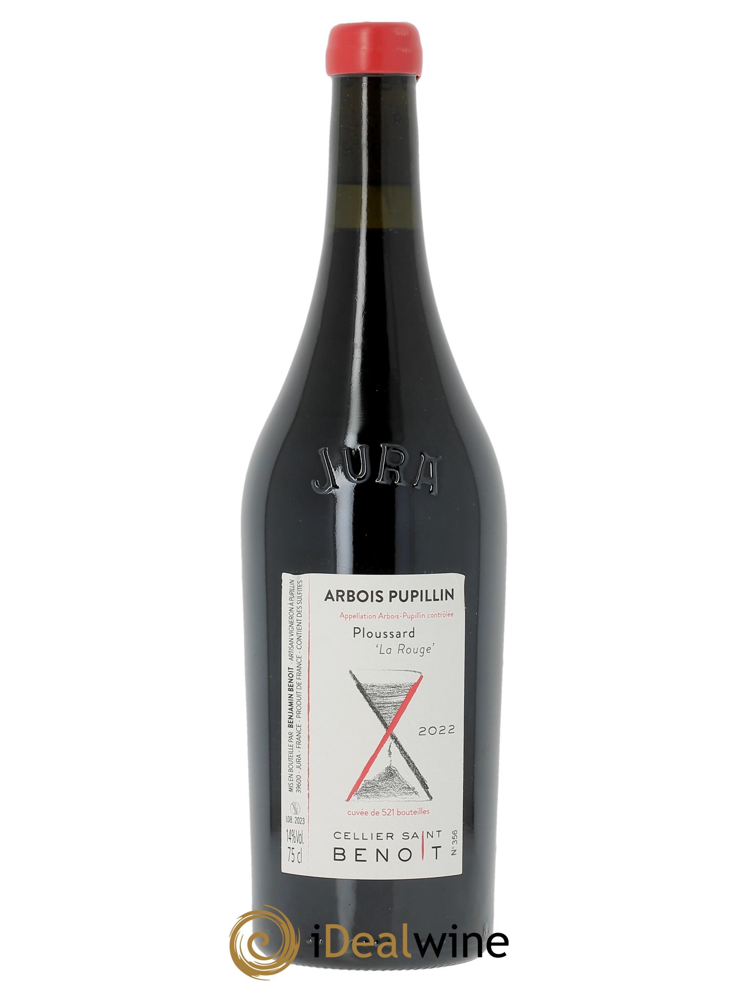 Arbois Pupillin La Rouge Cellier Saint Benoît 2022 - Lot de 1 bouteille - 0