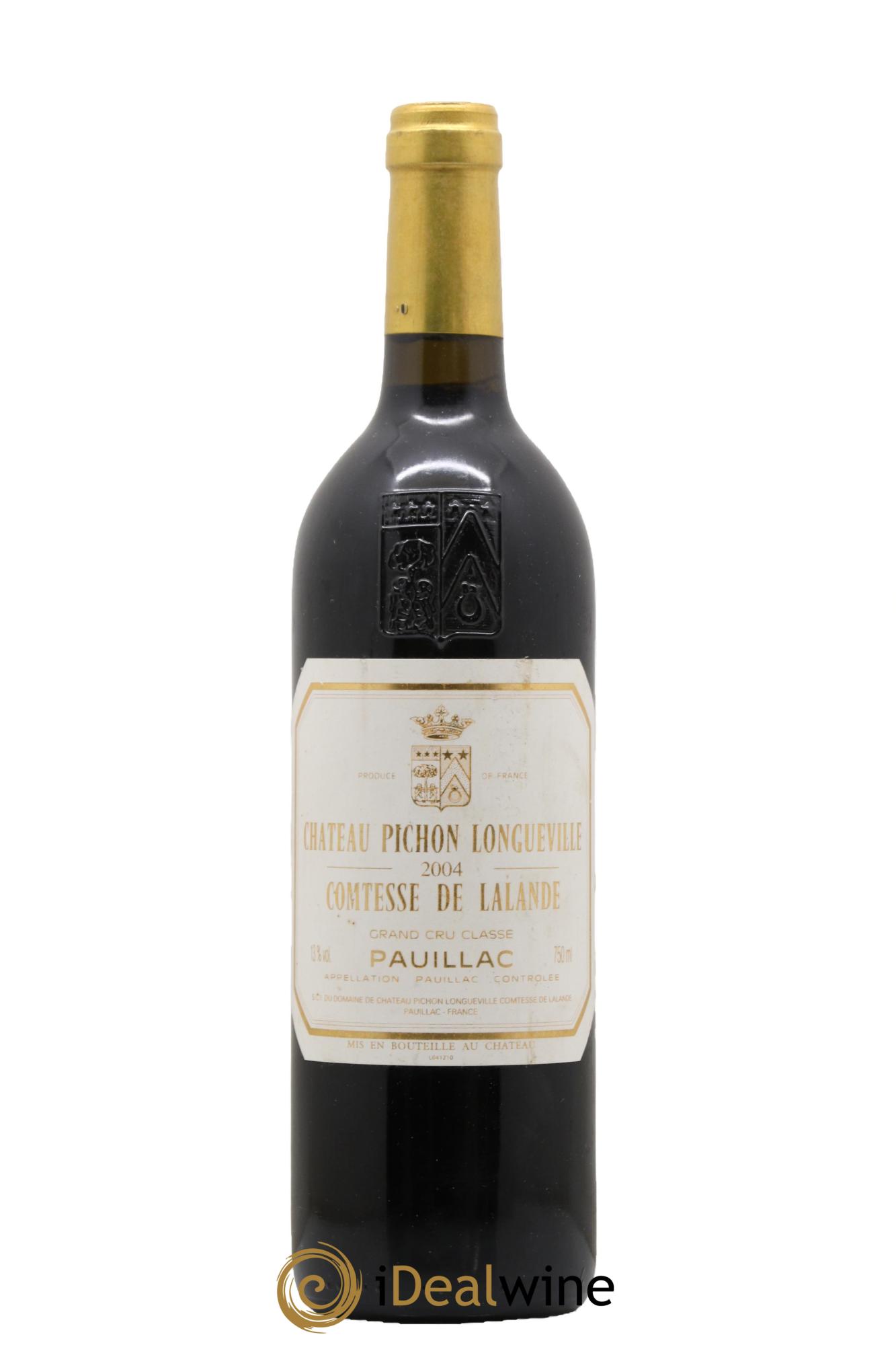 Château Pichon Longueville Comtesse de Lalande 2ème Grand Cru Classé  2004 - Lot de 1 bouteille - 0