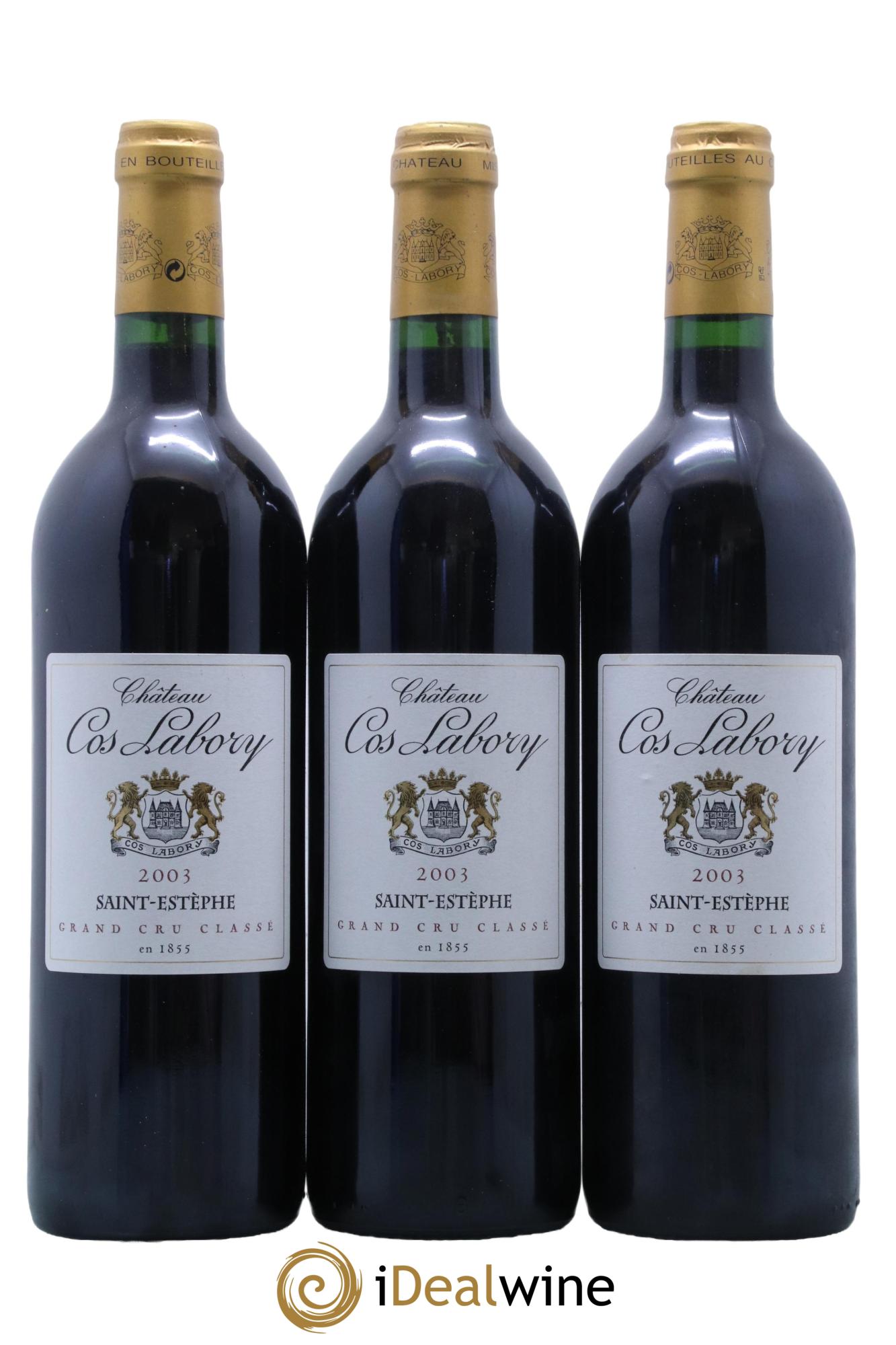 Château Cos Labory 5ème Grand Cru Classé  2003 - Lotto di 12 bottiglie - 2