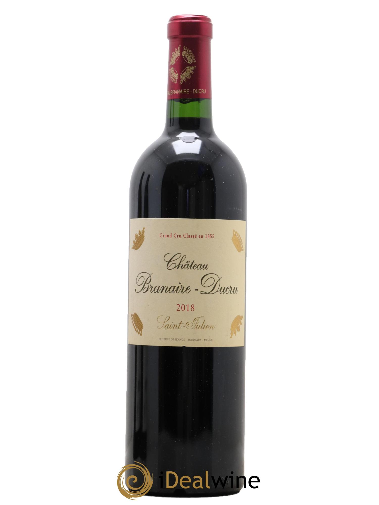 Château Branaire Ducru 4ème Grand Cru Classé  2018 - Lotto di 1 bottiglia - 0