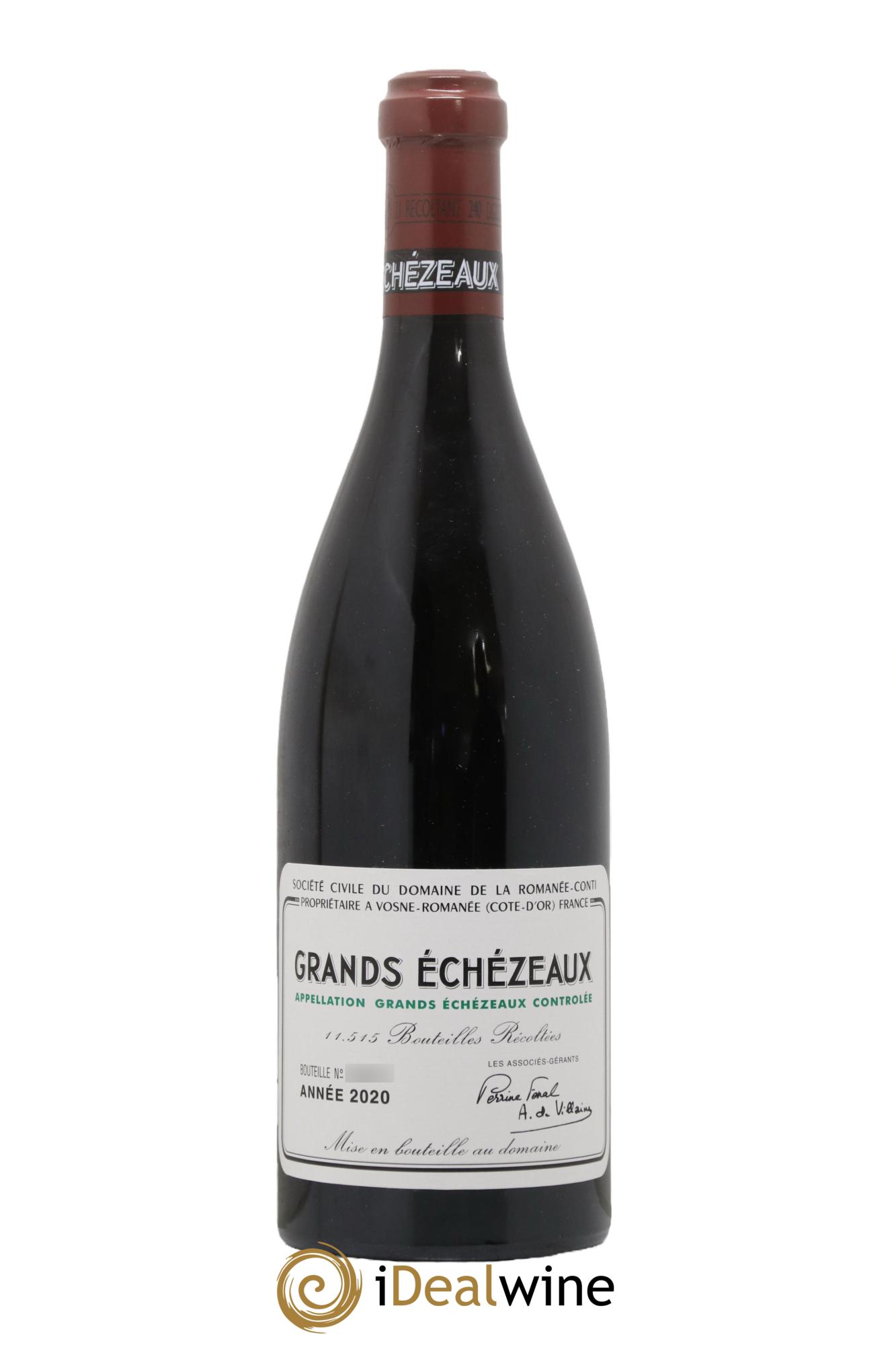 Grands-Echezeaux Grand Cru Domaine de la Romanée-Conti 2020 - Lot de 1 bouteille - 0