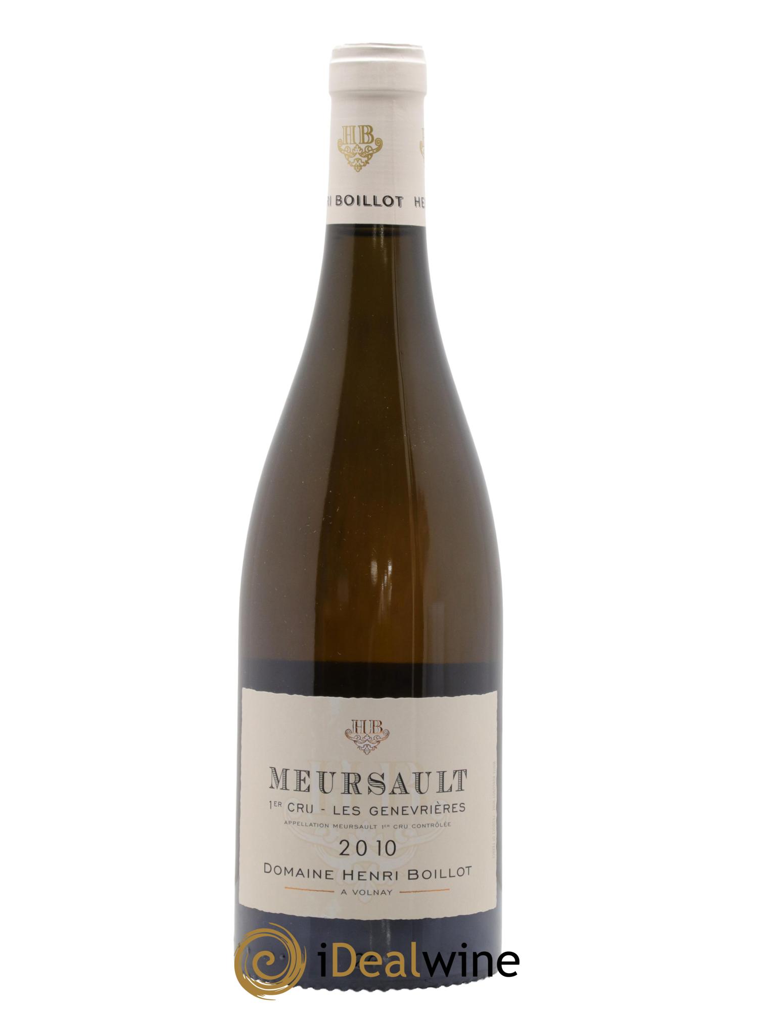 Meursault 1er Cru Les Genevrières Henri Boillot (Domaine) 2010 - Posten von 1 Flasche - 0