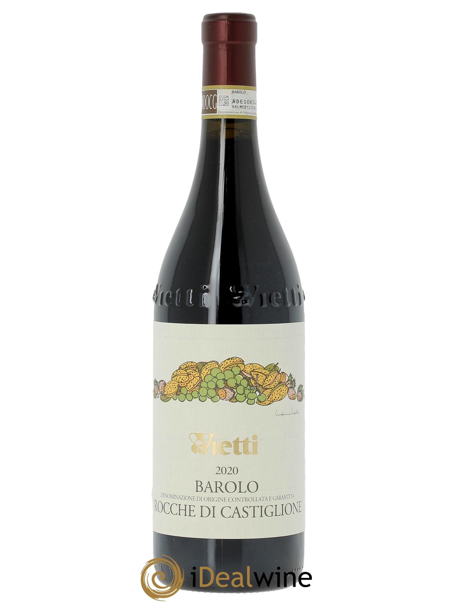 Barolo DOCG DOCG Rocche di Castiglione Vietti   2020 - Lot de 1 bouteille - 0