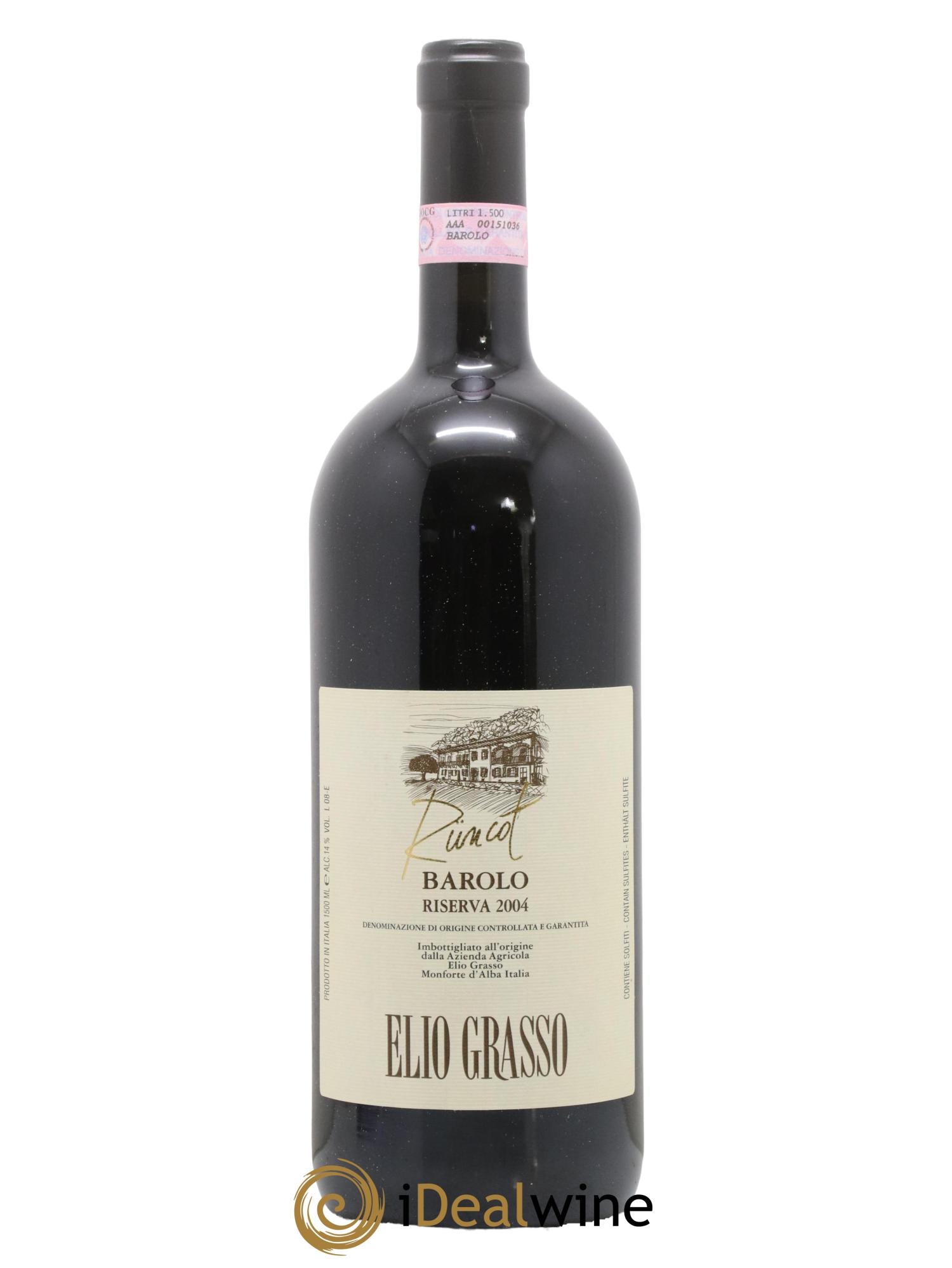 Barolo DOCG Riserva Rüncot Elio Grasso 2004 - Lot of 1 magnum - 1