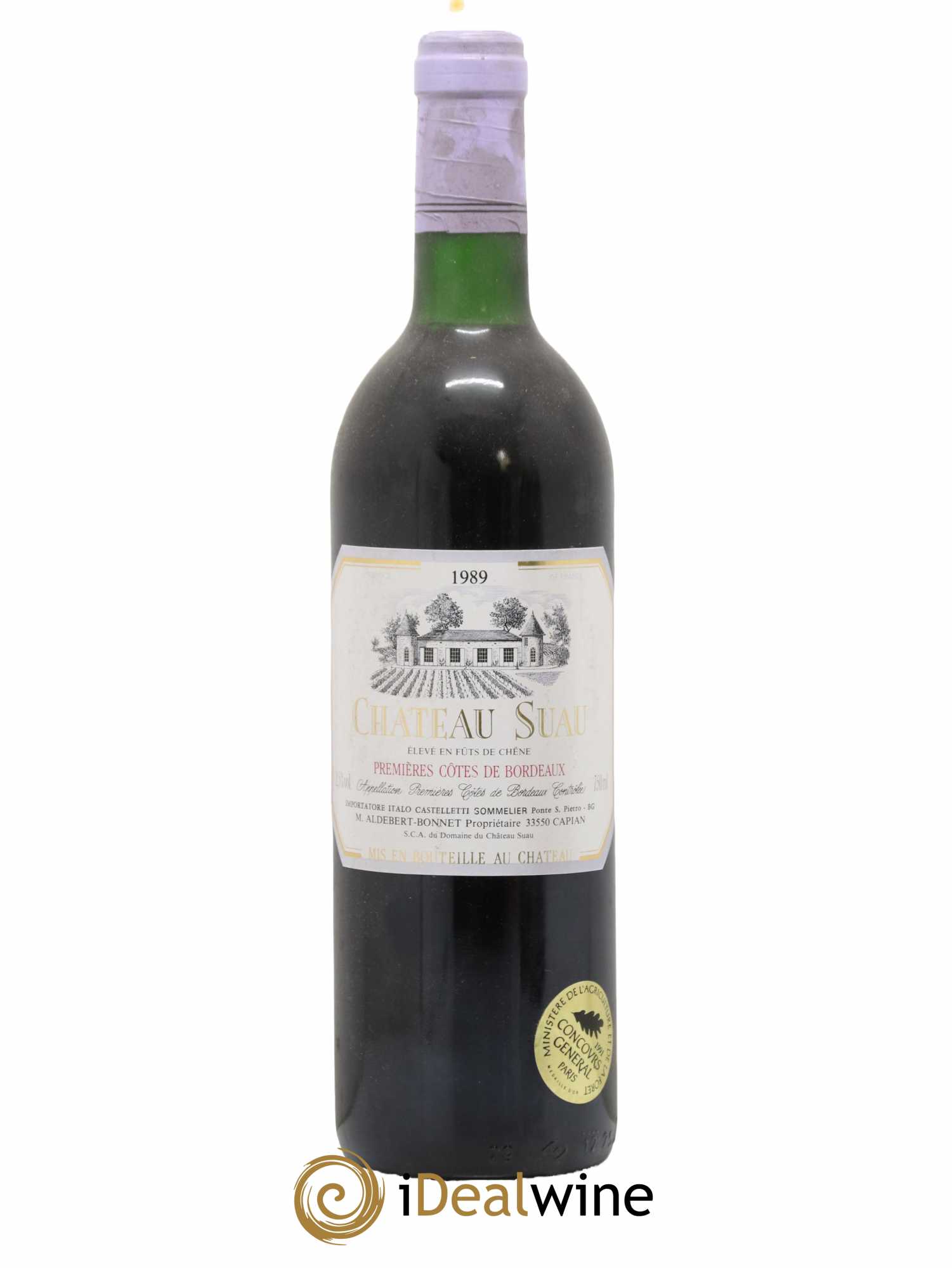 Premières Côtes de Bordeaux 1989 - Lotto di 1 bottiglia - 0