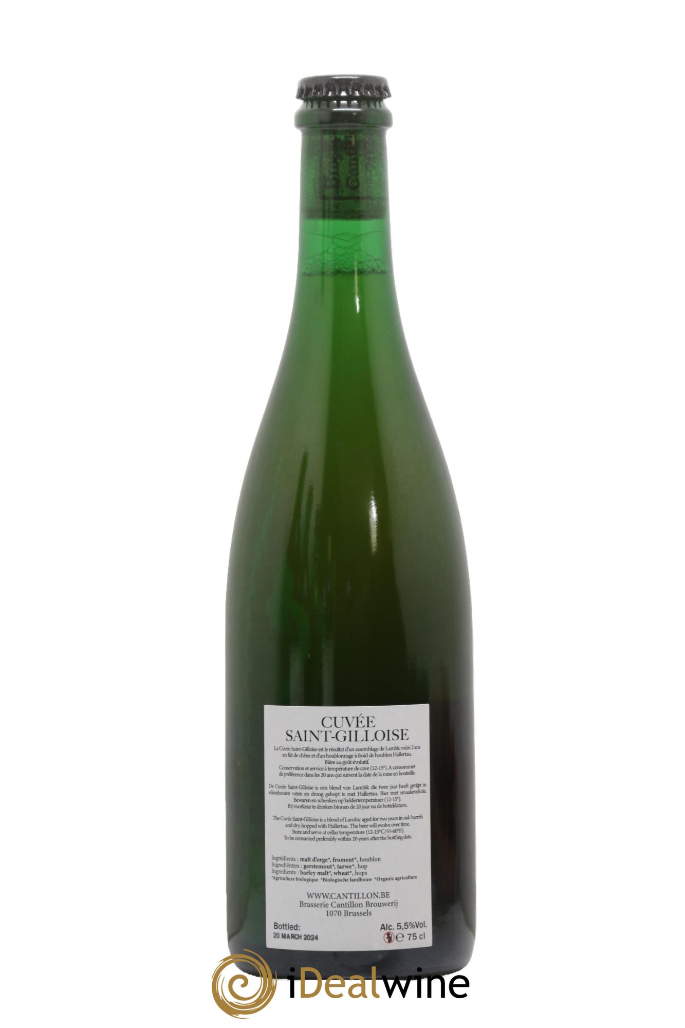 Bière Cuvee Saint Gilloise Gueuze Cantillon - Posten von 1 Flasche - 1