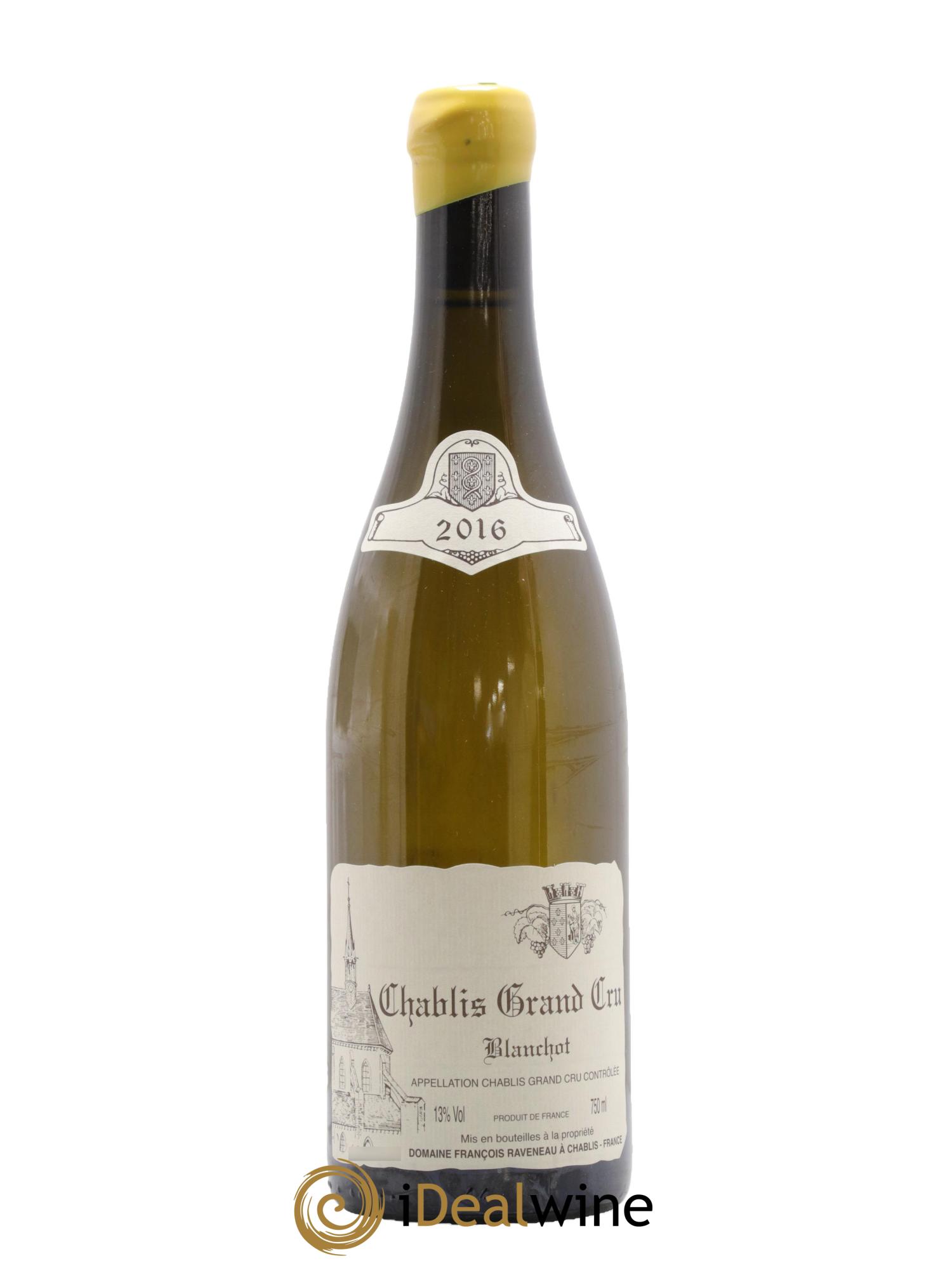 Chablis Grand Cru Blanchot Raveneau (Domaine) 2016 - Lot de 1 bouteille - 0