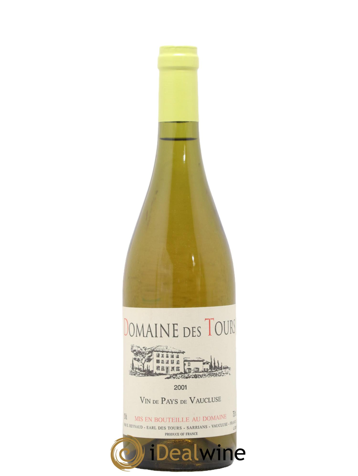 IGP Vaucluse (Vin de Pays de Vaucluse) Domaine des Tours Emmanuel Reynaud 2001 - Posten von 1 Flasche - 0