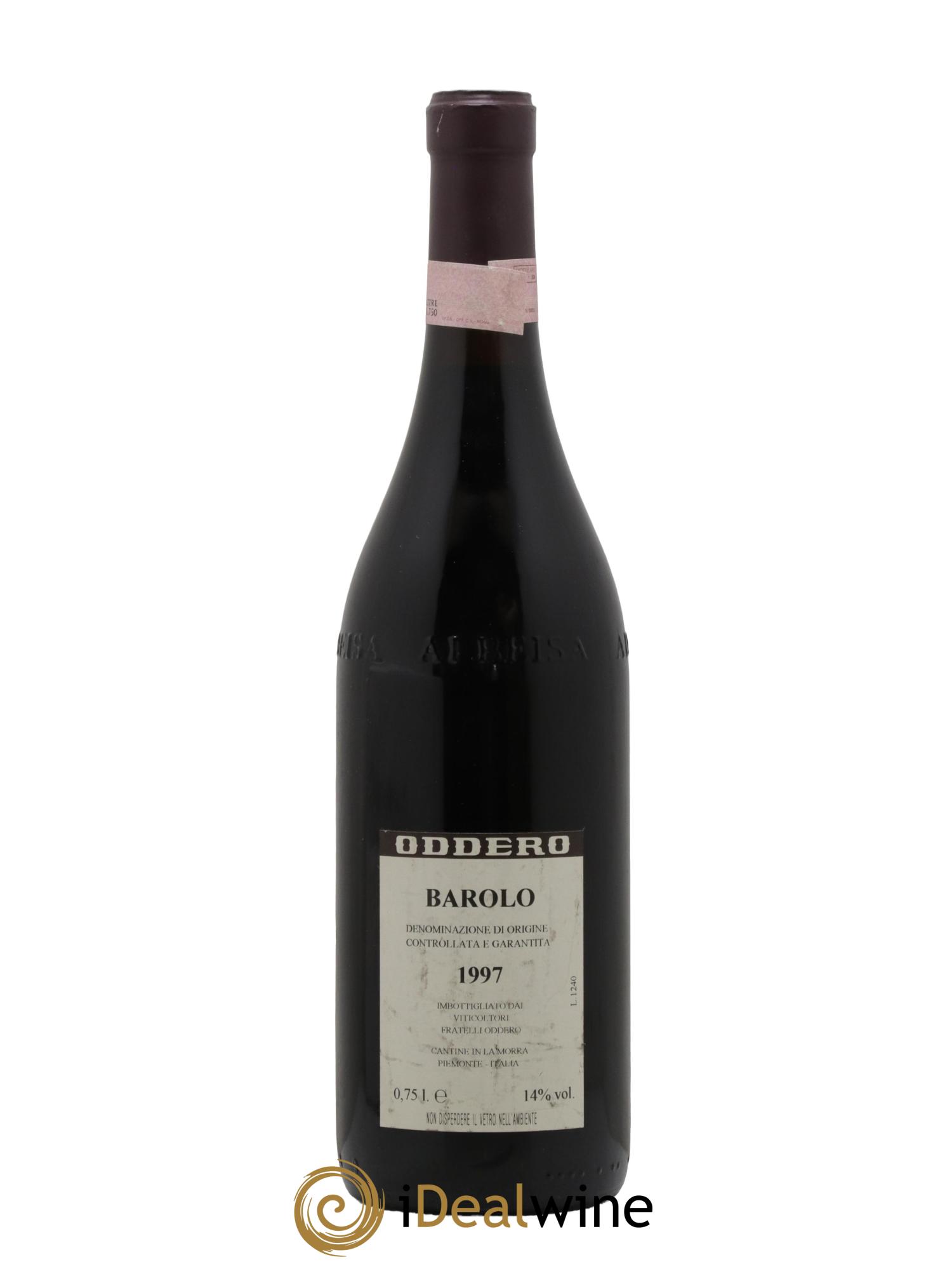 Barolo DOCG Oddero 1997 - Lot de 1 bouteille - 1