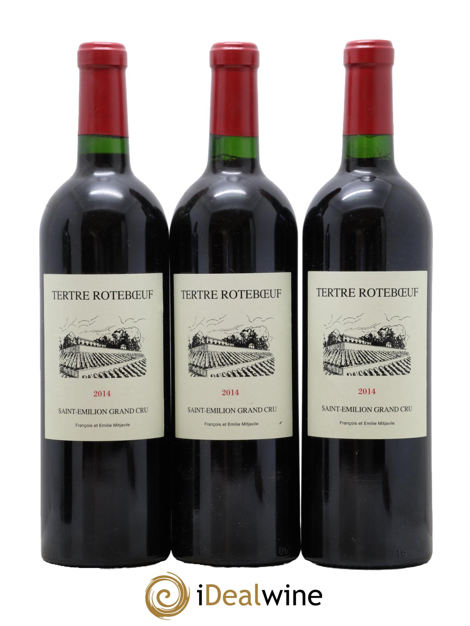 Château Tertre Roteboeuf 2014 - Lotto di 3 bottiglie - 0