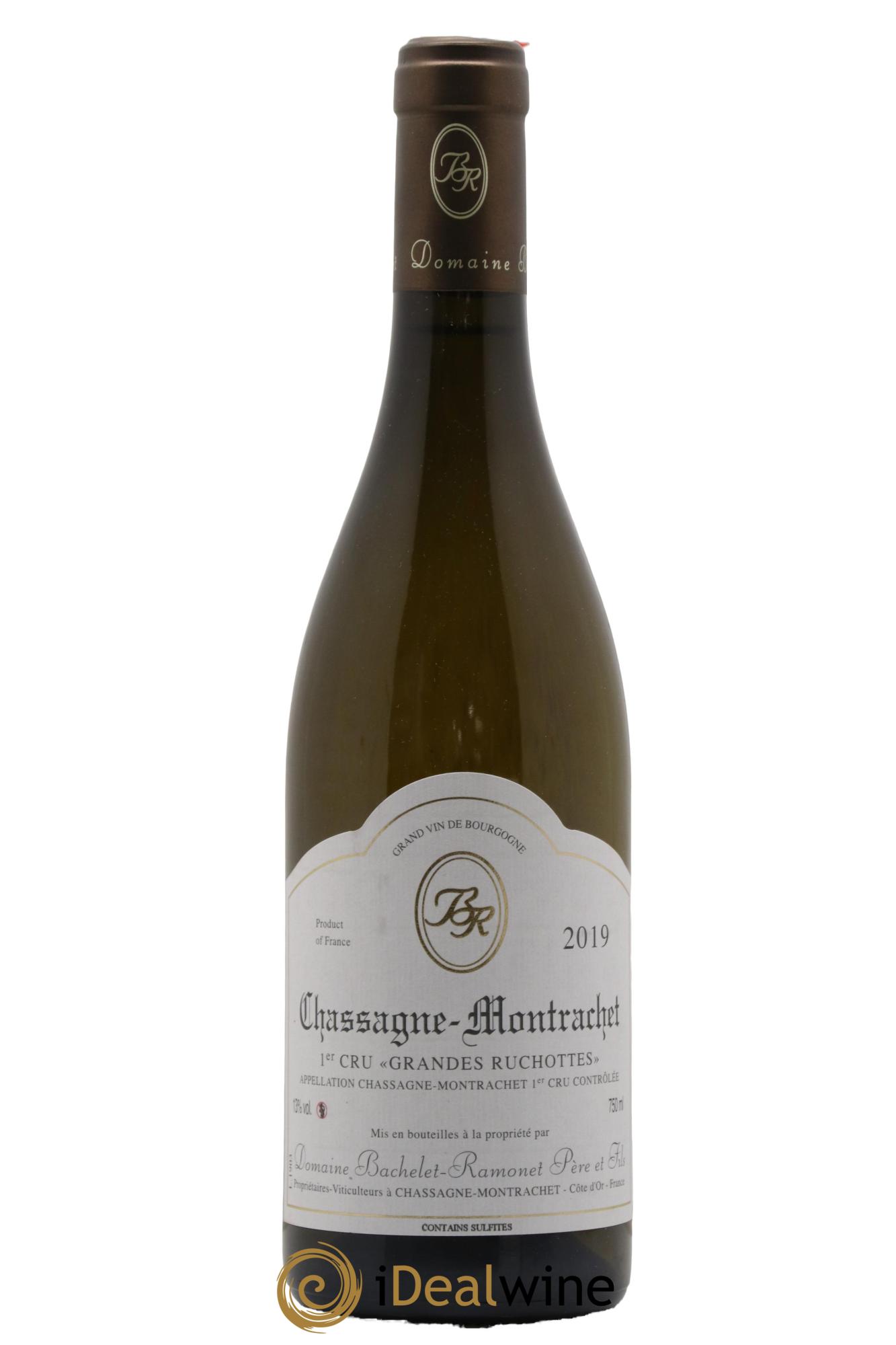 Chassagne-Montrachet 1er Cru Les Grandes Ruchottes Bachelet-Ramonet (Domaine) 2019 - Lot of 1 bottle - 0