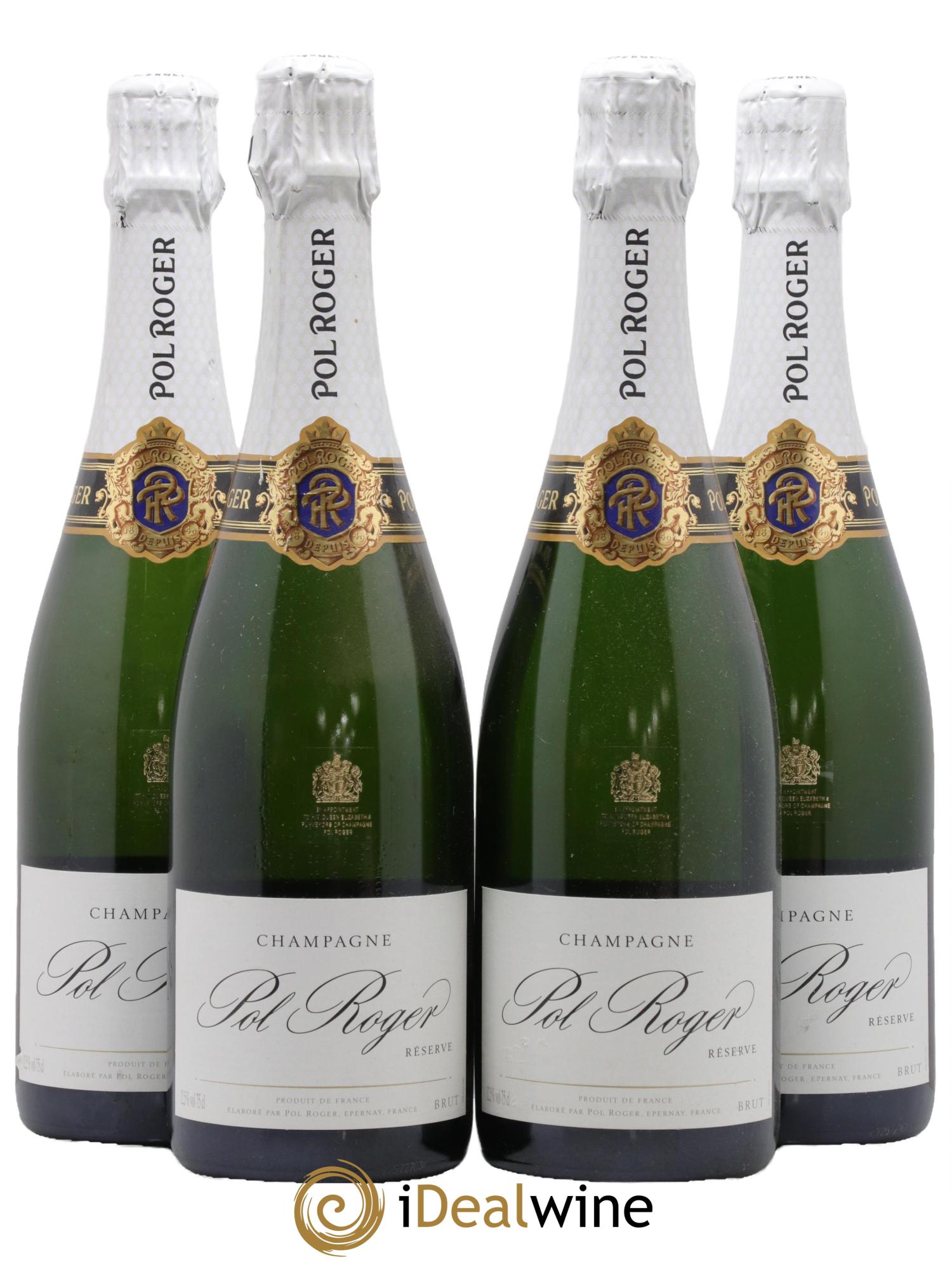 Brut Réserve Pol Roger - Lot de 4 bouteilles - 0