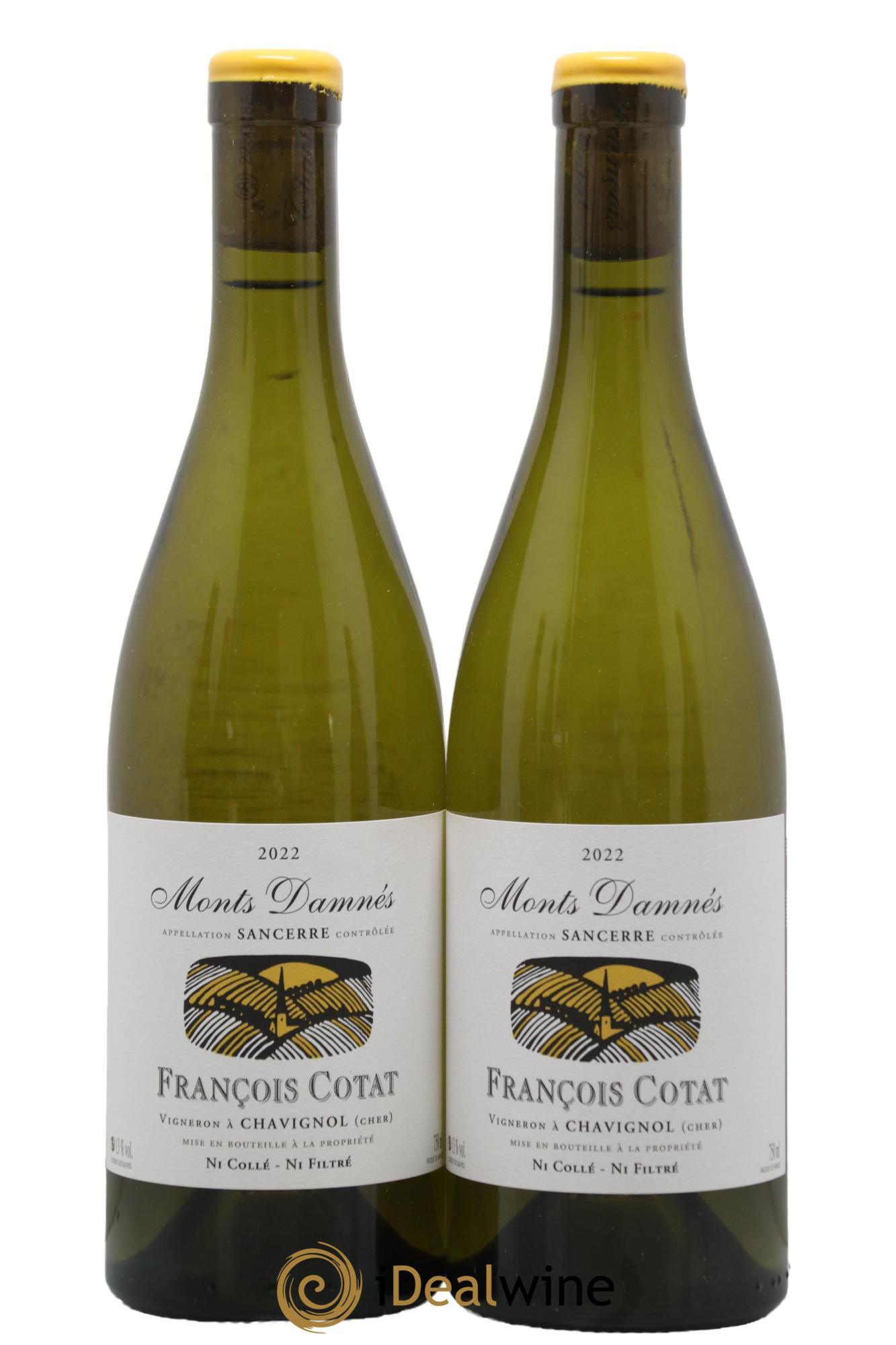 Sancerre Les Monts Damnés François Cotat 2022 - Posten von 2 Flaschen - 0