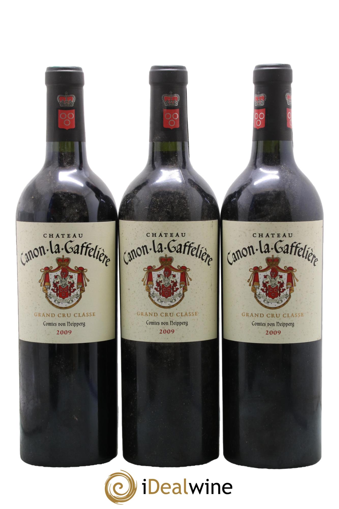 Château Canon la Gaffelière 1er Grand Cru Classé B 2009 - Lot de 3 bouteilles - 0