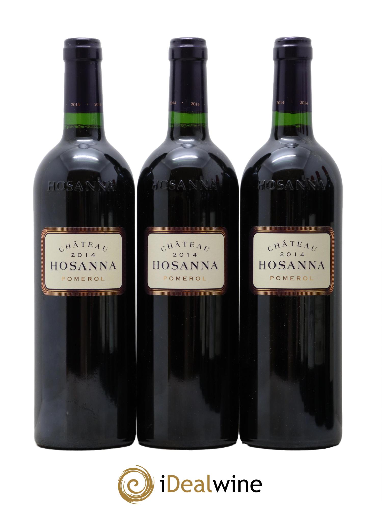 Château Hosanna 2014 - Lot of 3 bottles - 0