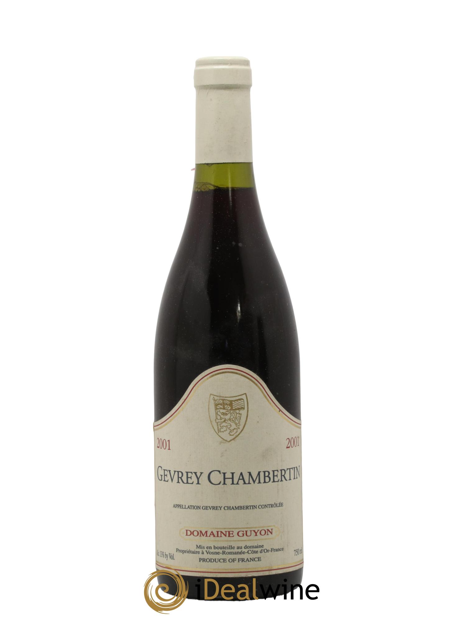 Gevrey-Chambertin Domaine Guyon 2001 - Lotto di 1 bottiglia - 0