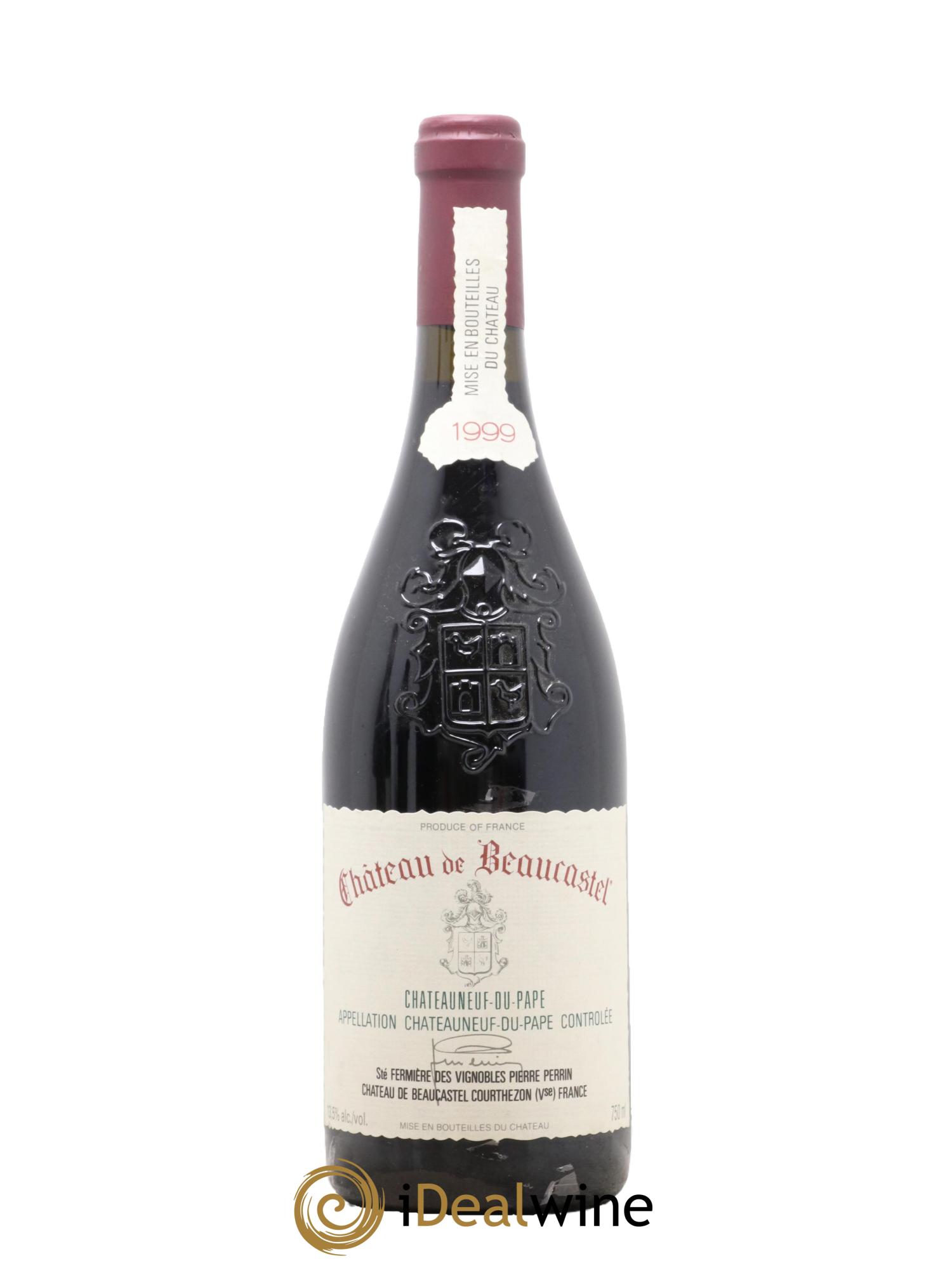 Châteauneuf-du-Pape Château de Beaucastel Famille Perrin 1999 - Lot de 1 bouteille - 0