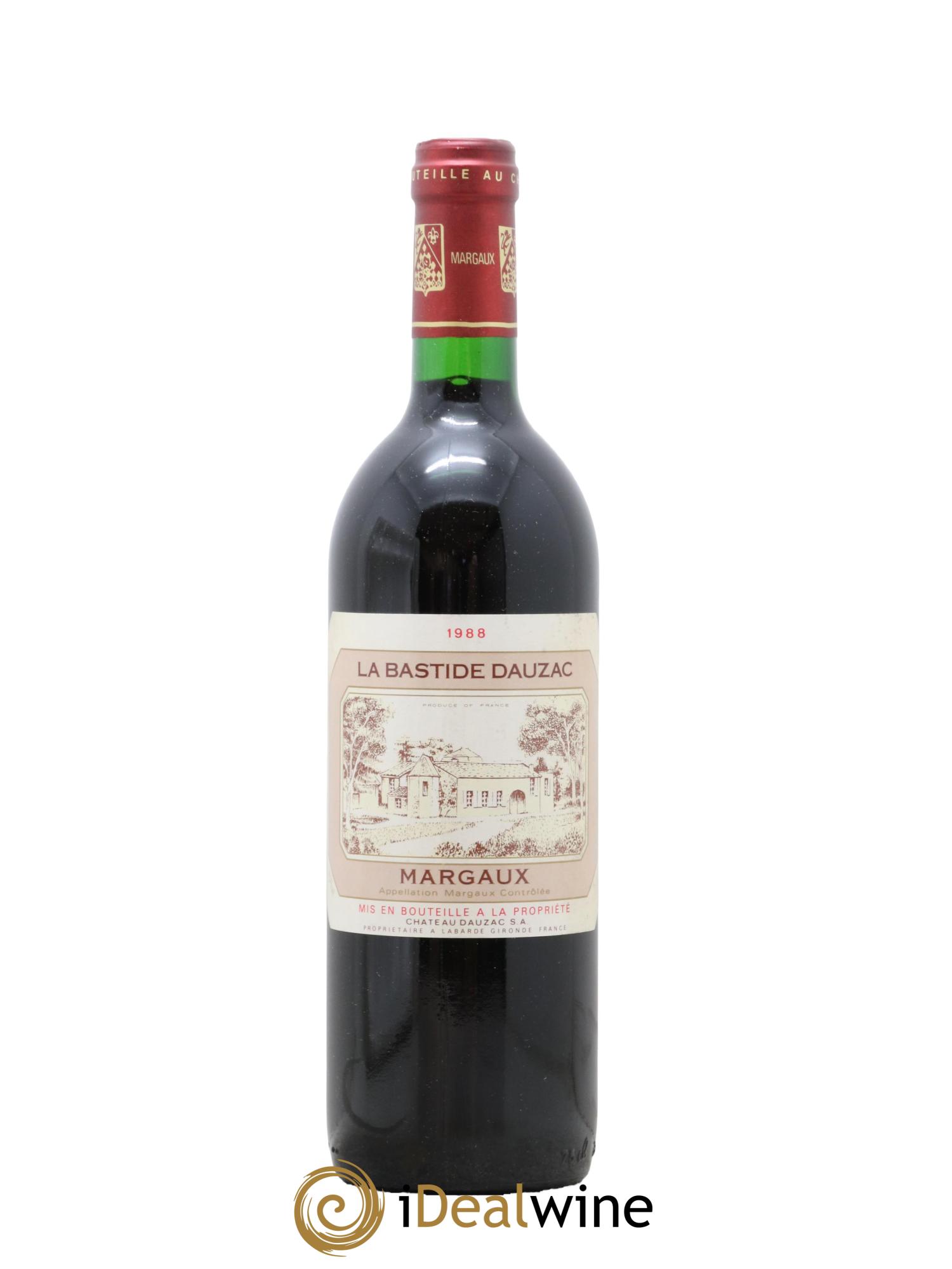 Bordeaux Margaux La Bastide Dauzac 1988 - Lot of 1 bottle - 0