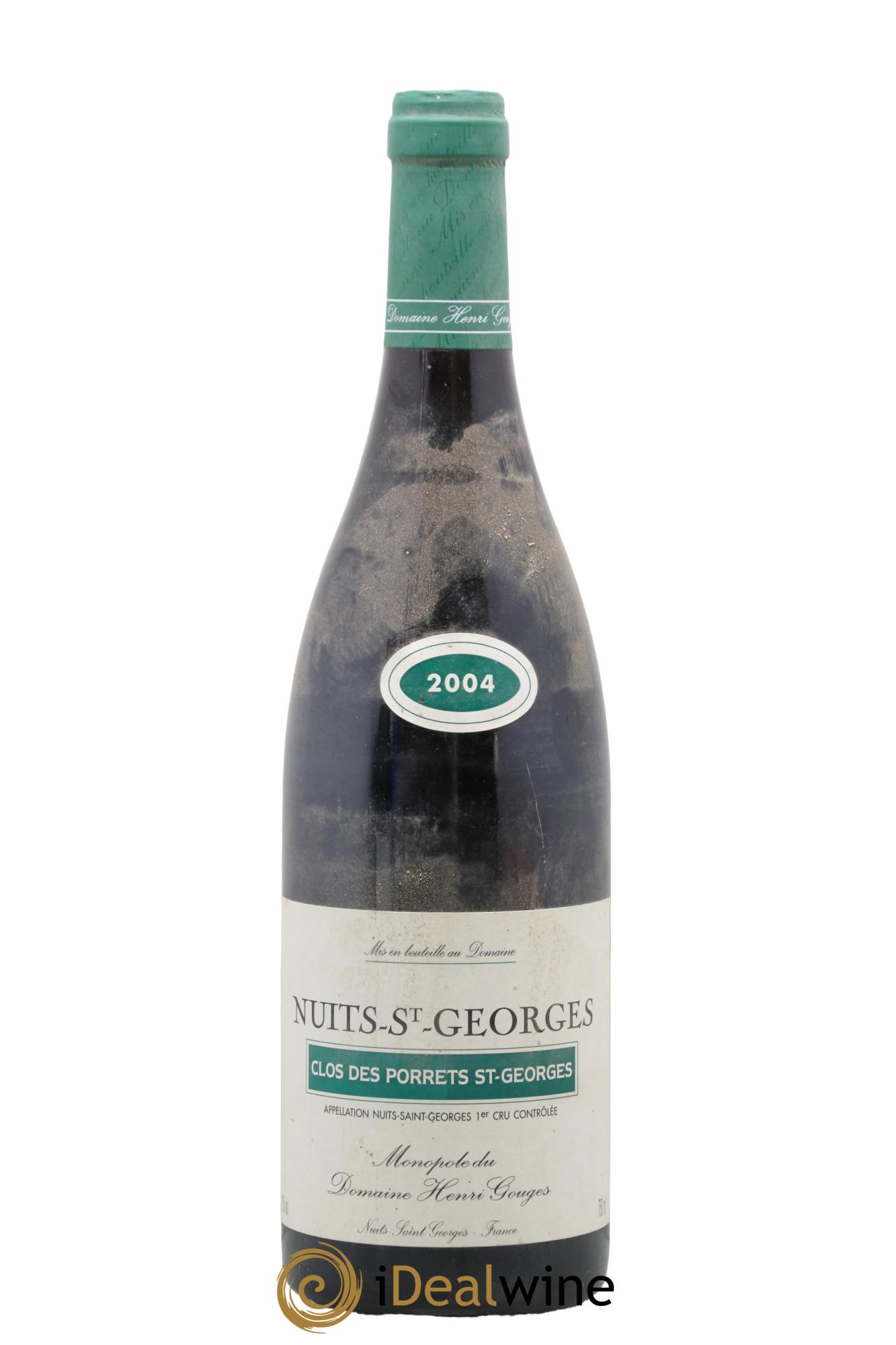 Nuits Saint-Georges 1er Cru Clos des Porrets St Georges Henri Gouges 2004 - Posten von 1 Flasche - 0