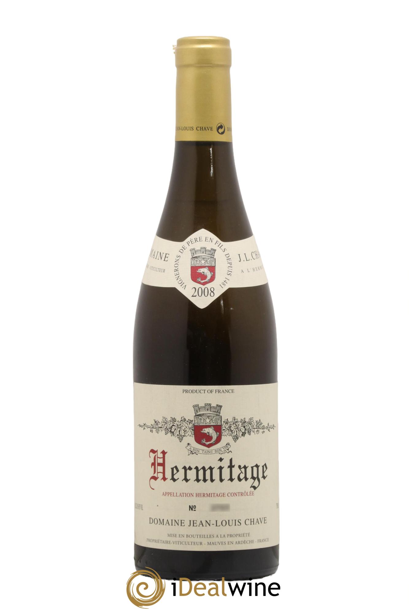 Hermitage Jean-Louis Chave 2008 - Lot of 1 bottle - 0